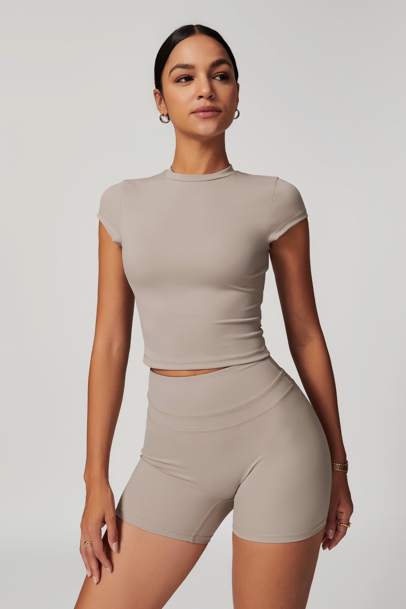 Alexa Crop Top - Nude - Maison and Aurora