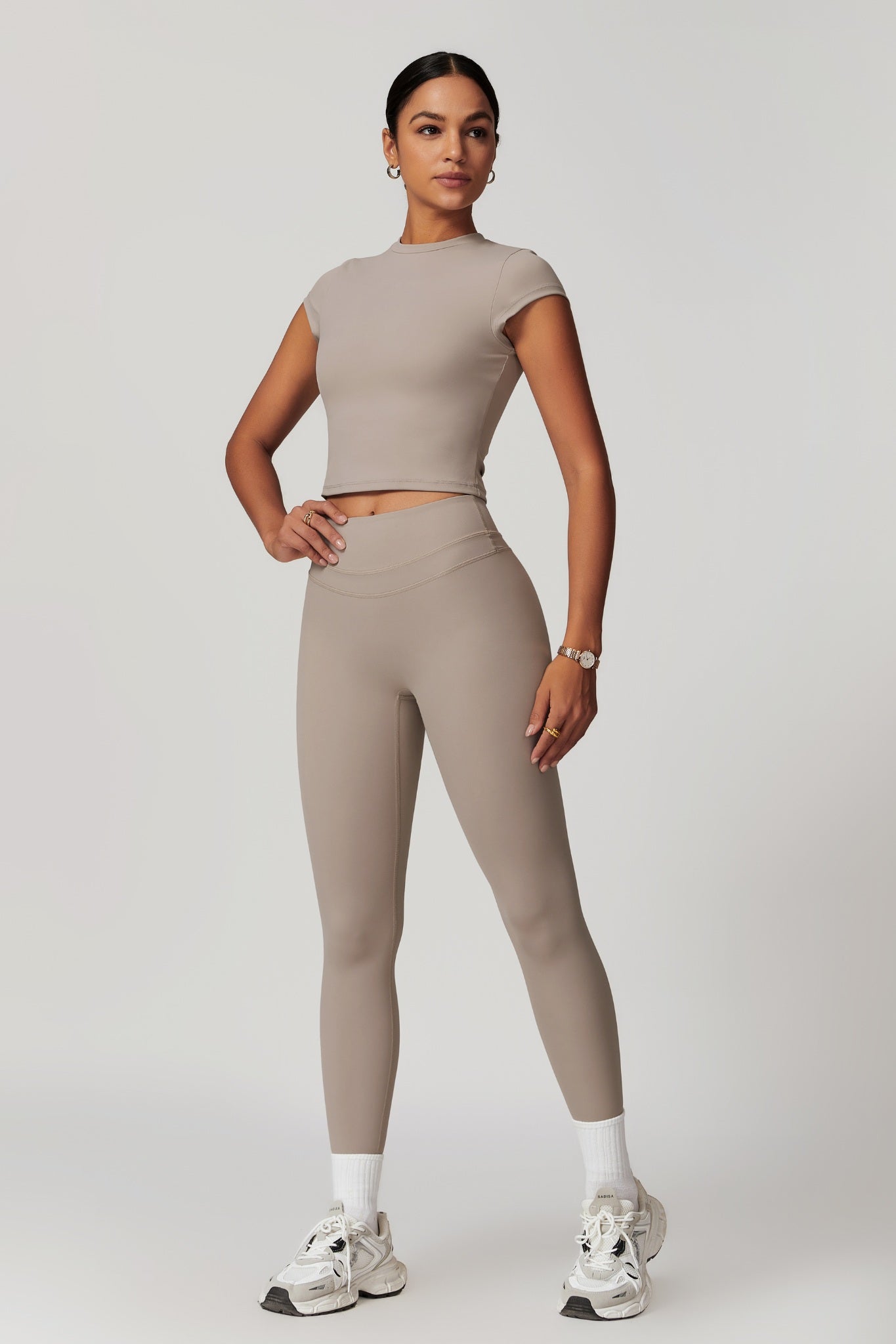 Alexa Crop Top - Nude - Maison and Aurora
