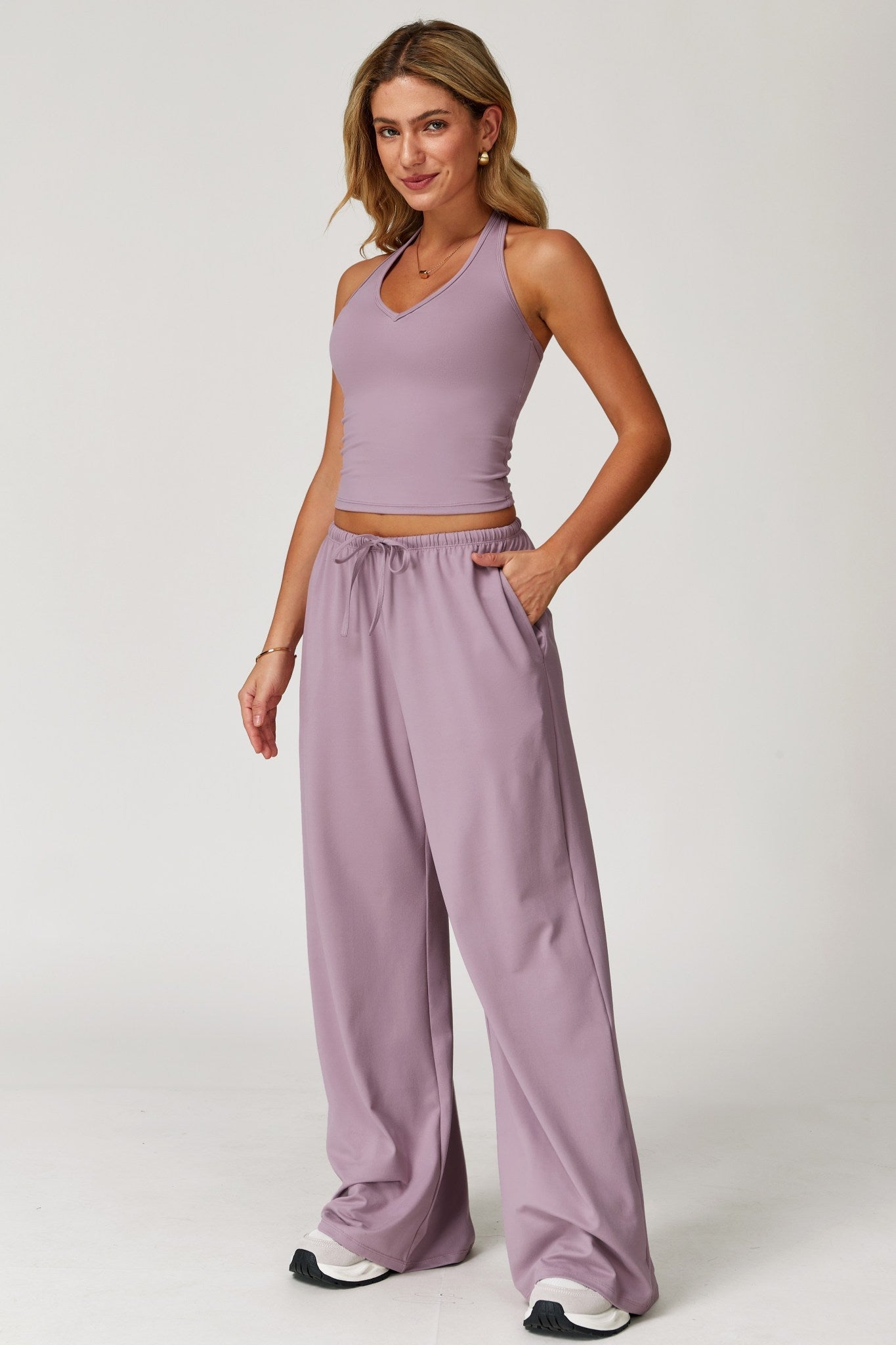 Mila Sweatpants - Lilac - Maison and Aurora
