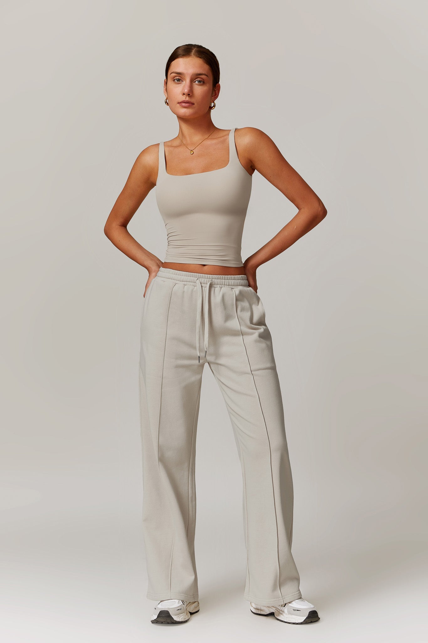 Amber Sleeveless Top - Ivory