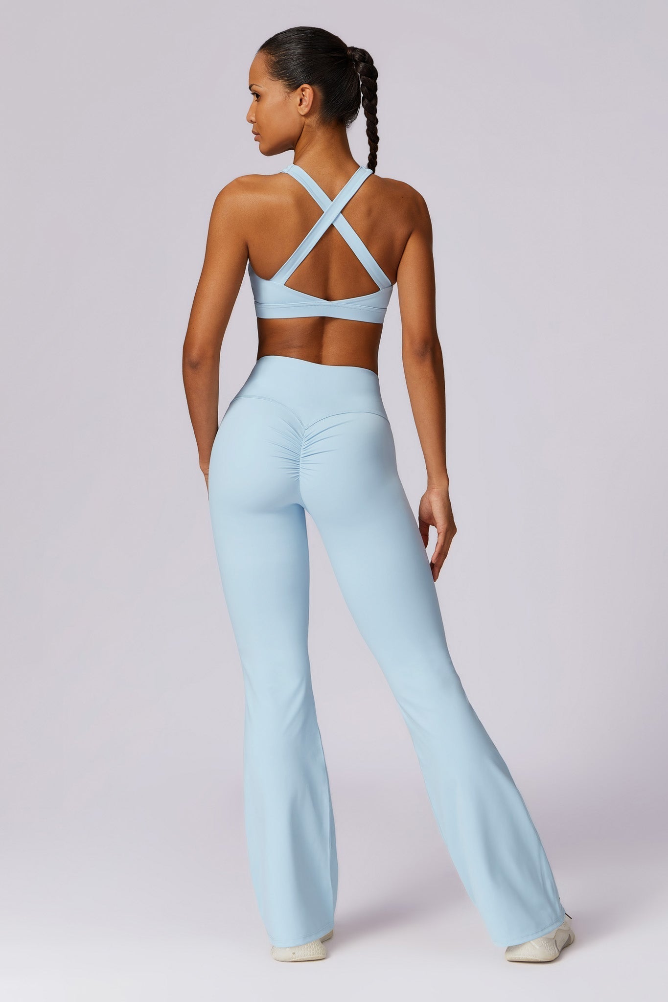 Haven Flare Leggings - Ice Blue