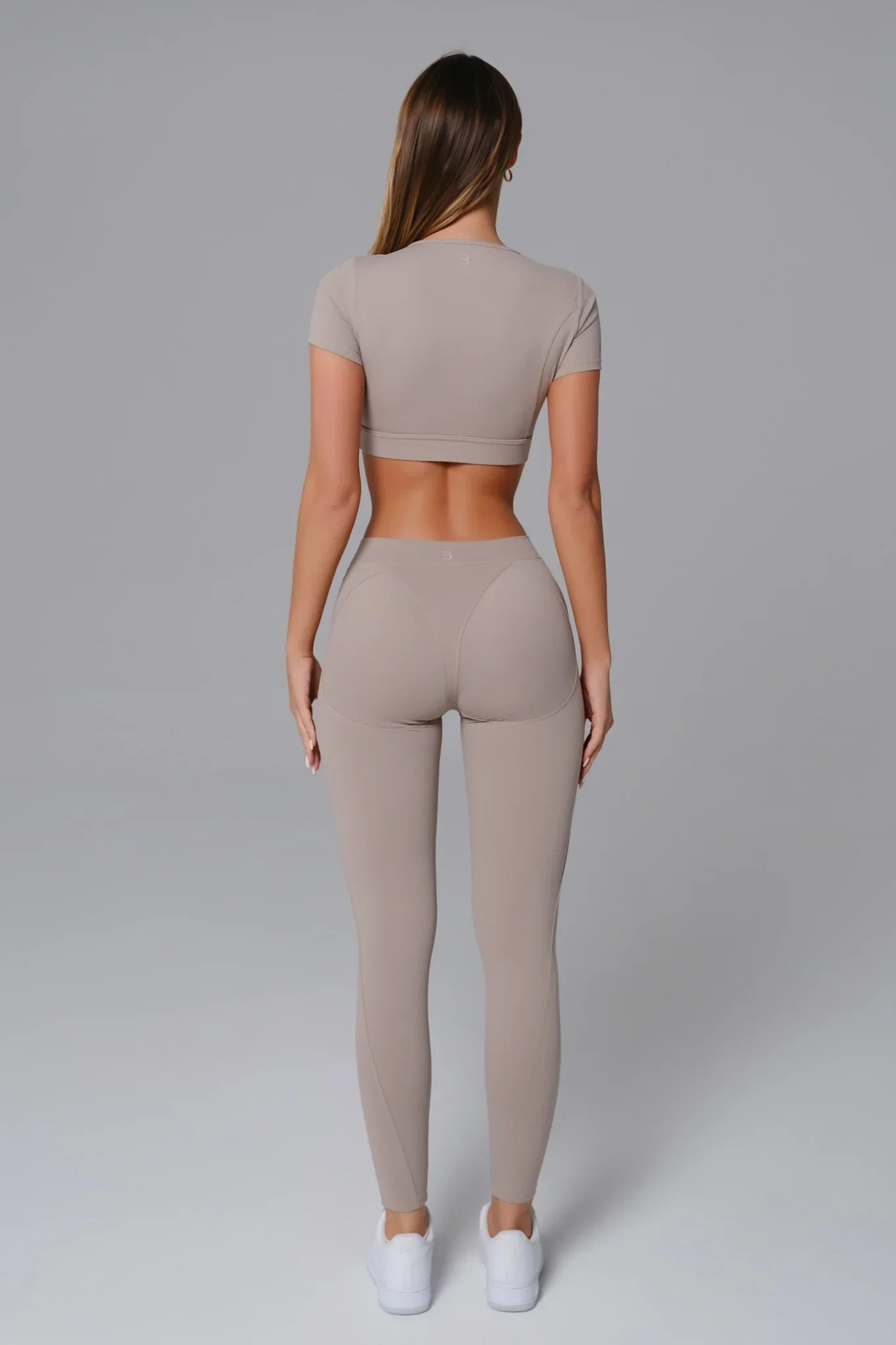 Marcella Crop Top - Greige - Maison and Aurora