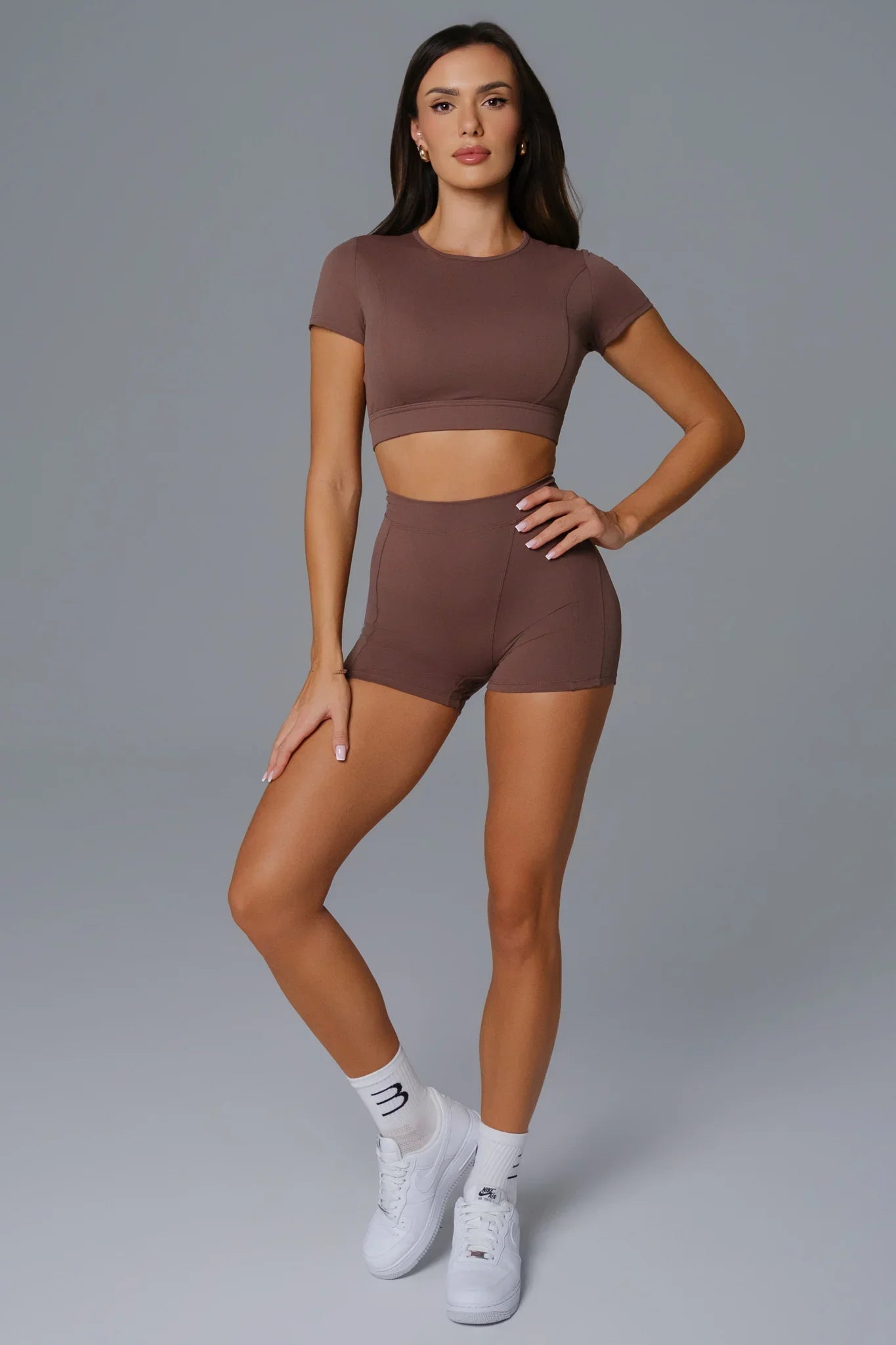 Marcella Crop Top - Umber - Maison and Aurora