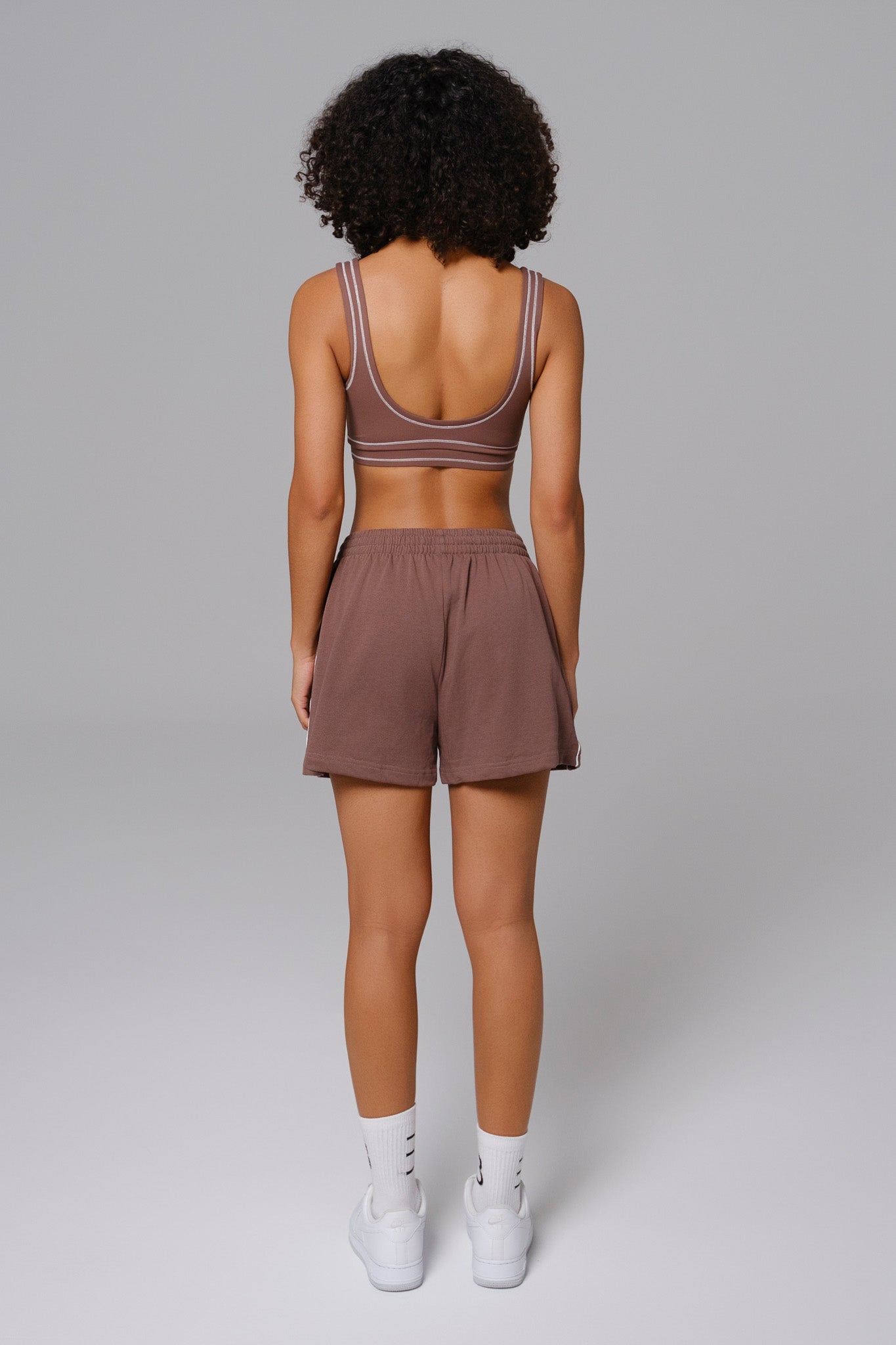 Shelly Relaxed Shorts - Soft Chestnut - Maison and Aurora