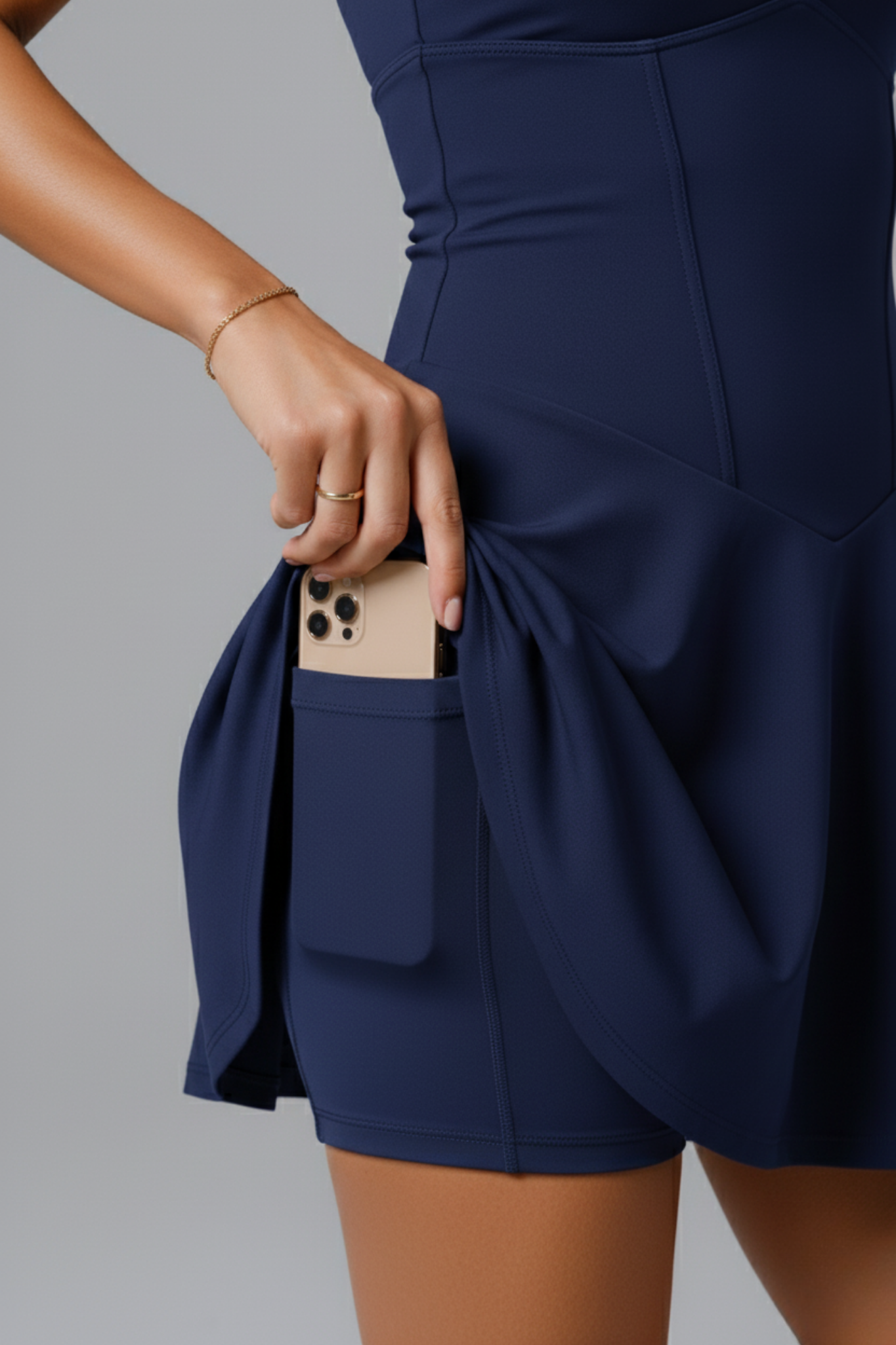 Infinity Mini Dress - Navy - Maison and Aurora