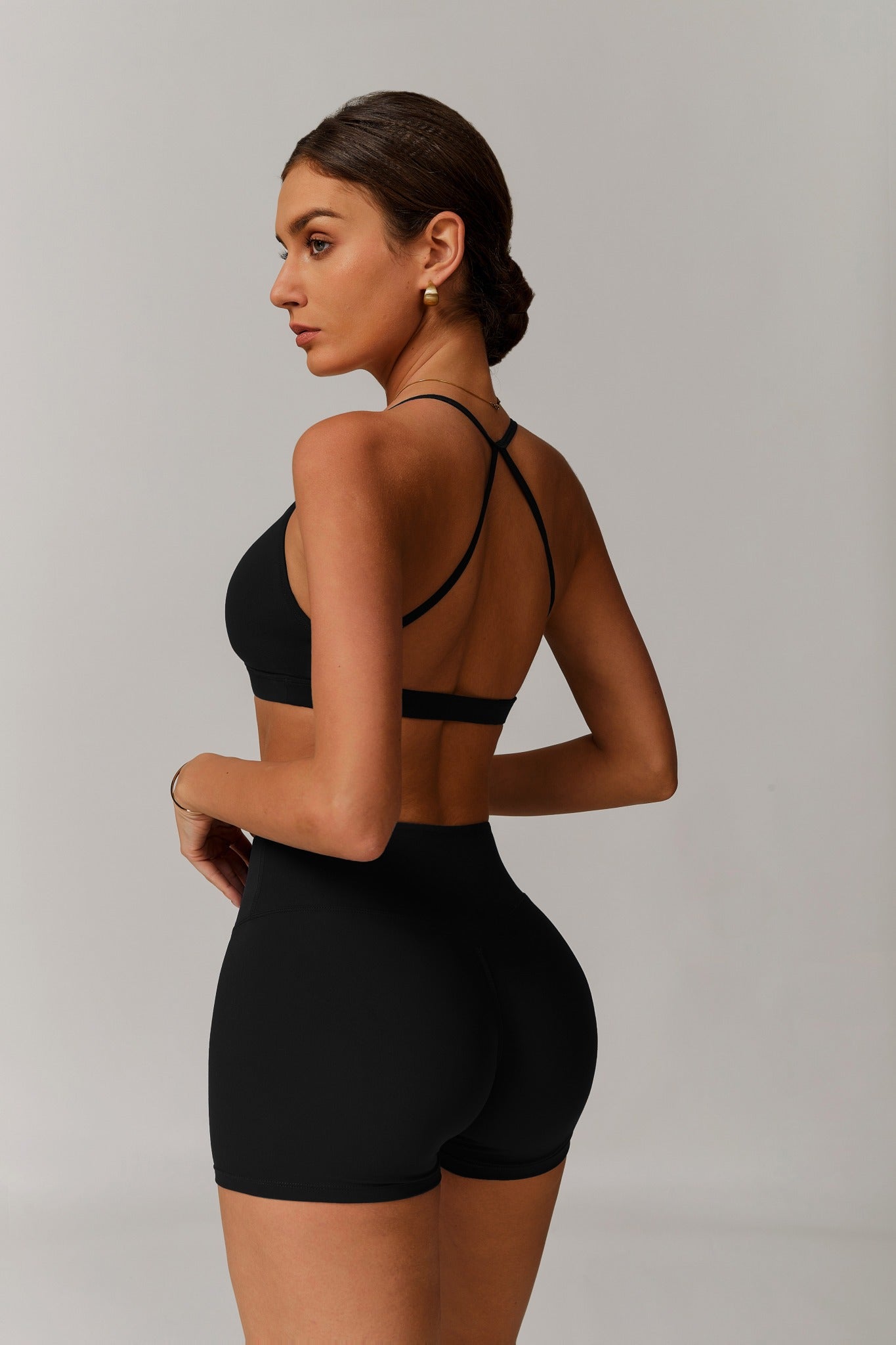 Infinity Shorts - Black - Maison and Aurora