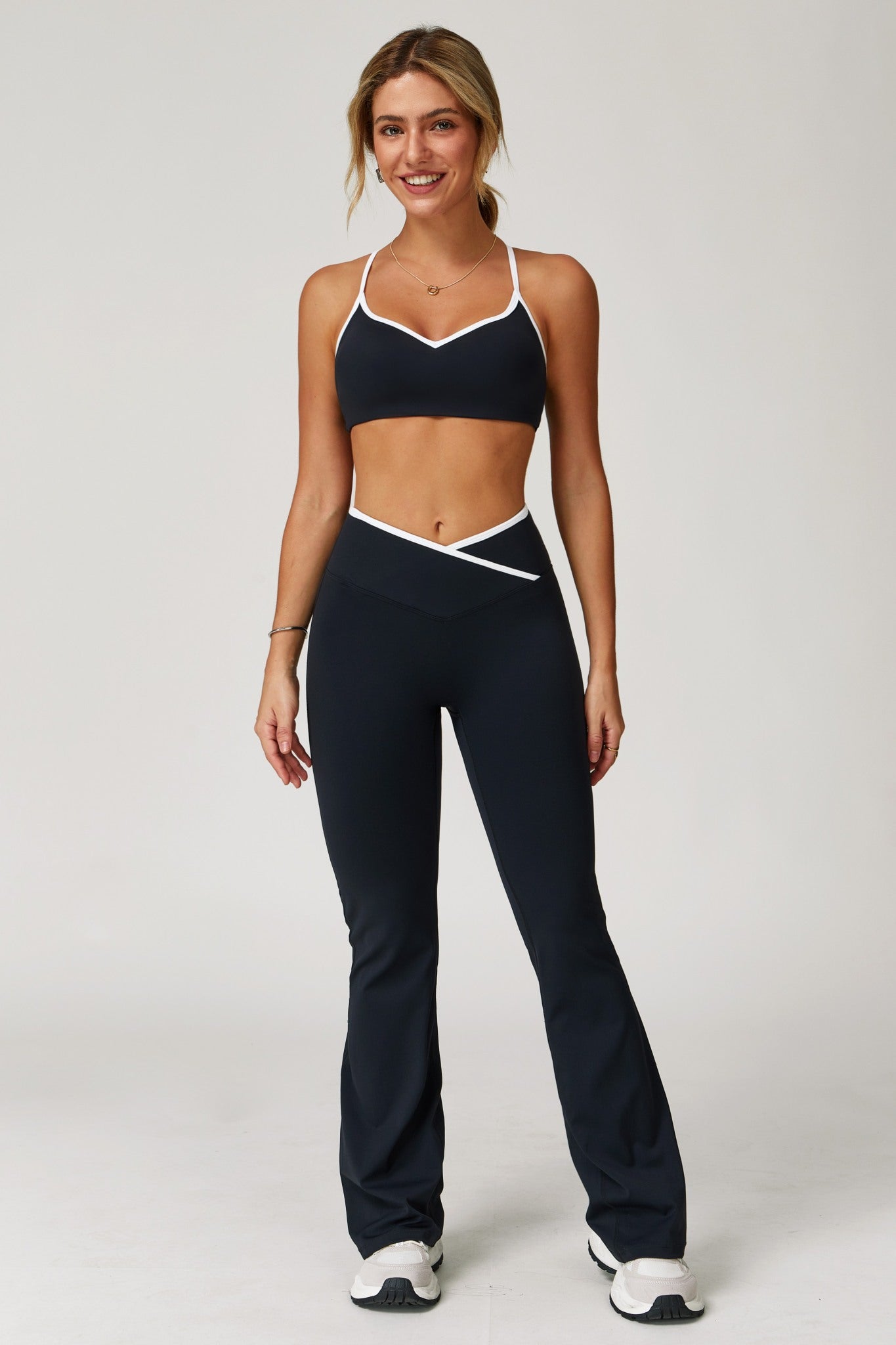 Angel Flare Leggings - Black - Maison and Aurora