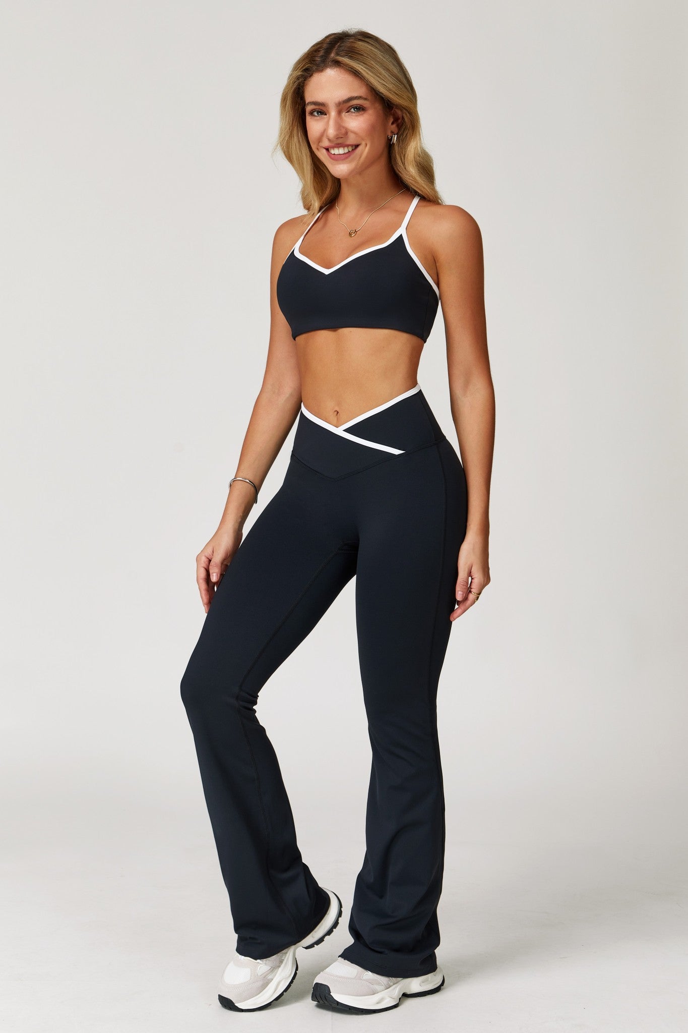 Angel Flare Leggings - Black - Maison and Aurora