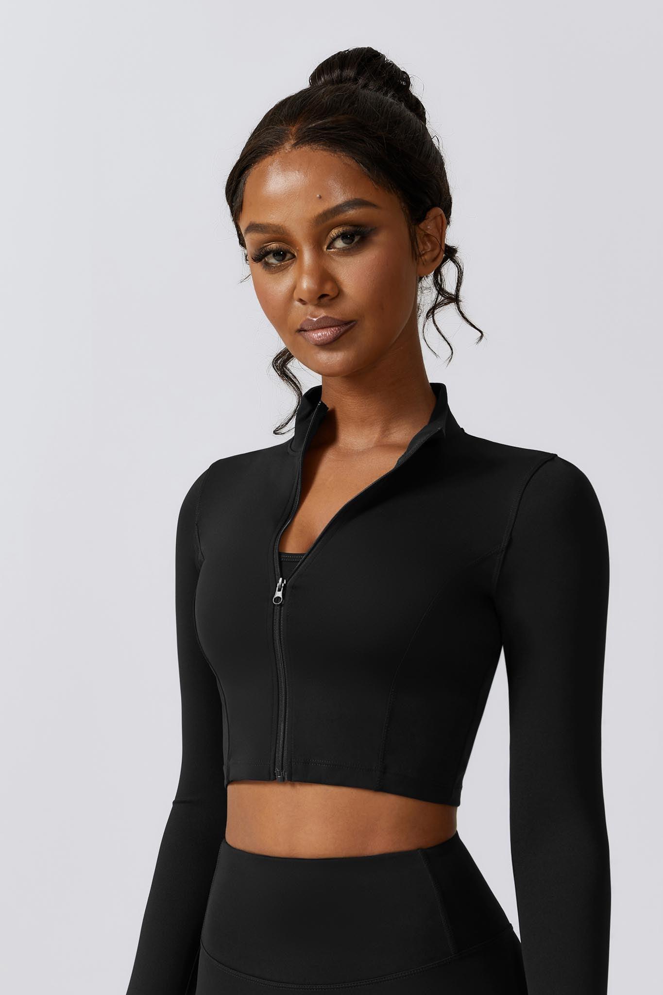 Fit Jacket - Black - Maison and Aurora