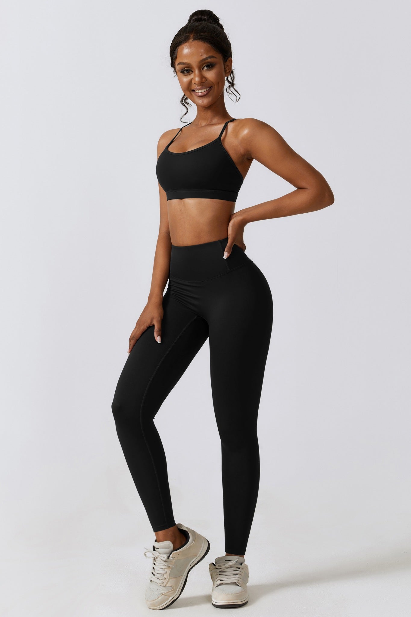 Fit Lite Sports Bra - Black - Maison and Aurora