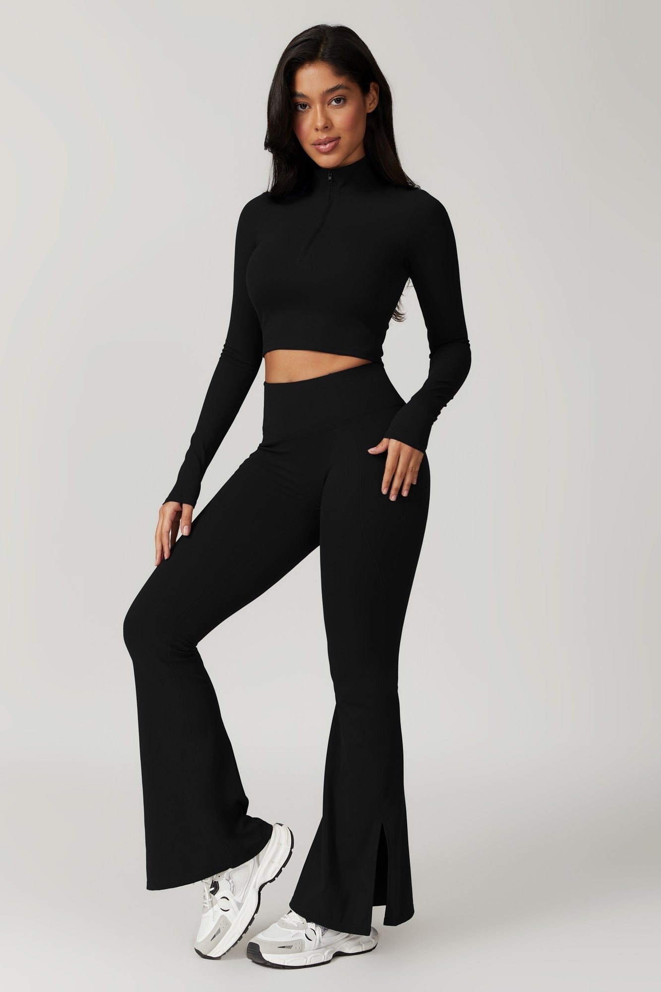 Isla Flare Leggings - Black - Maison and Aurora