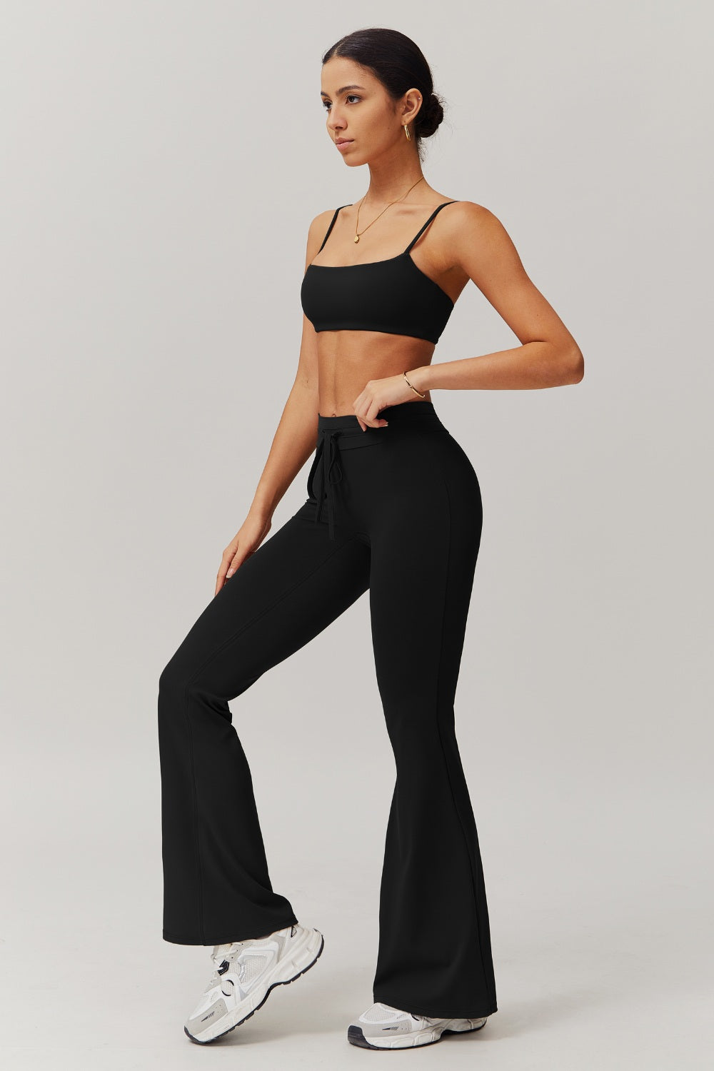 Ivy Flare Leggings - Black - Maison and Aurora