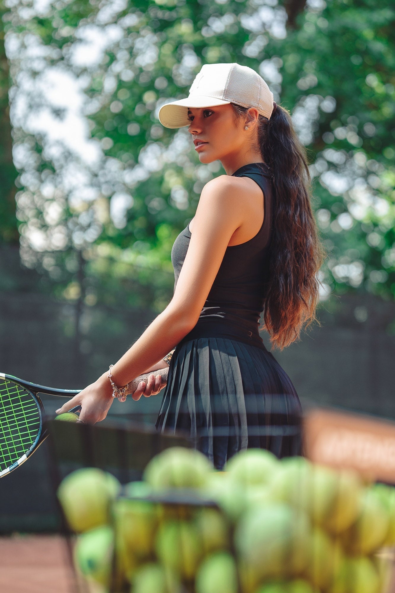 Quinn Skirt - Black Maison and Aurora