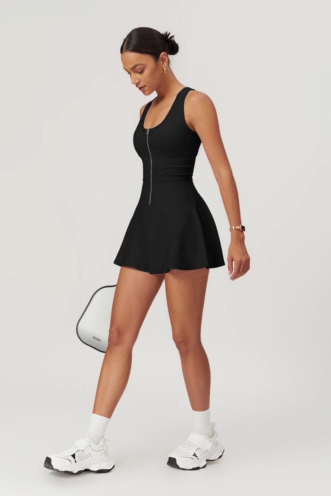 Sara Mini Dress - Black - Maison and Aurora