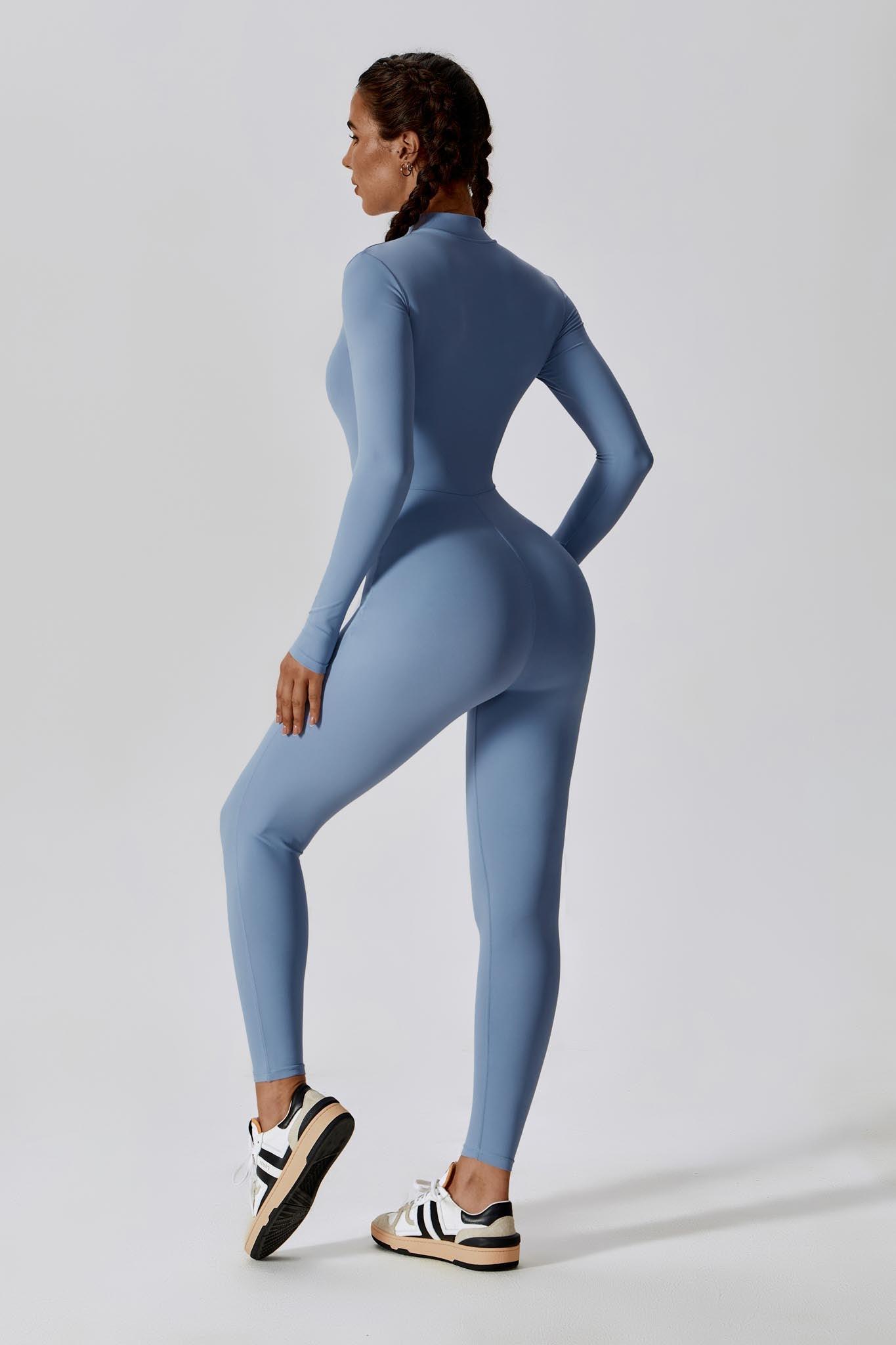 Maison and Aurora Loren jumpsuit in chambray fabric, featuring a relaxed fit and stylish design for casual wear.