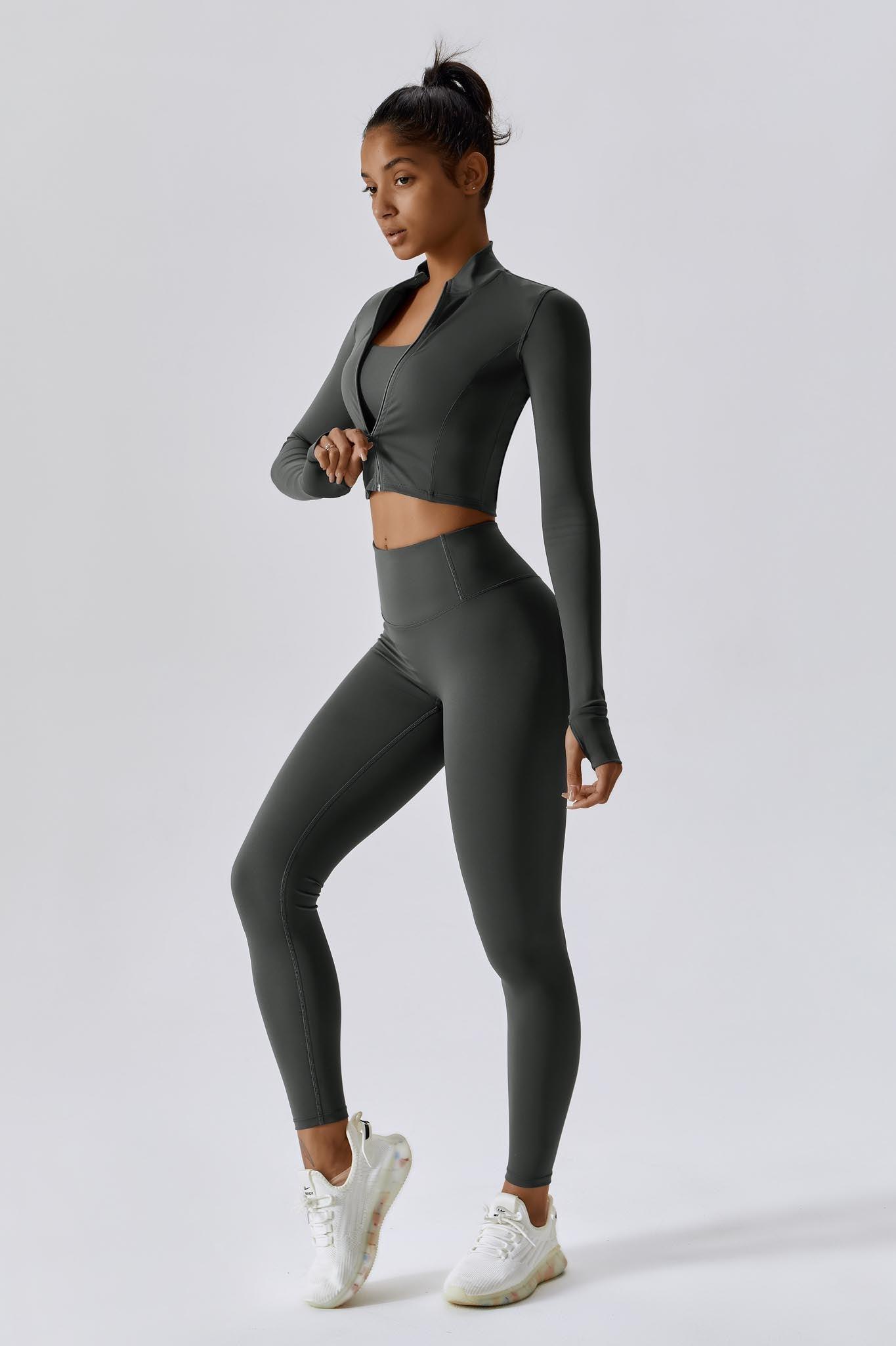 Fit Leggings - Charcoal - Maison and Aurora