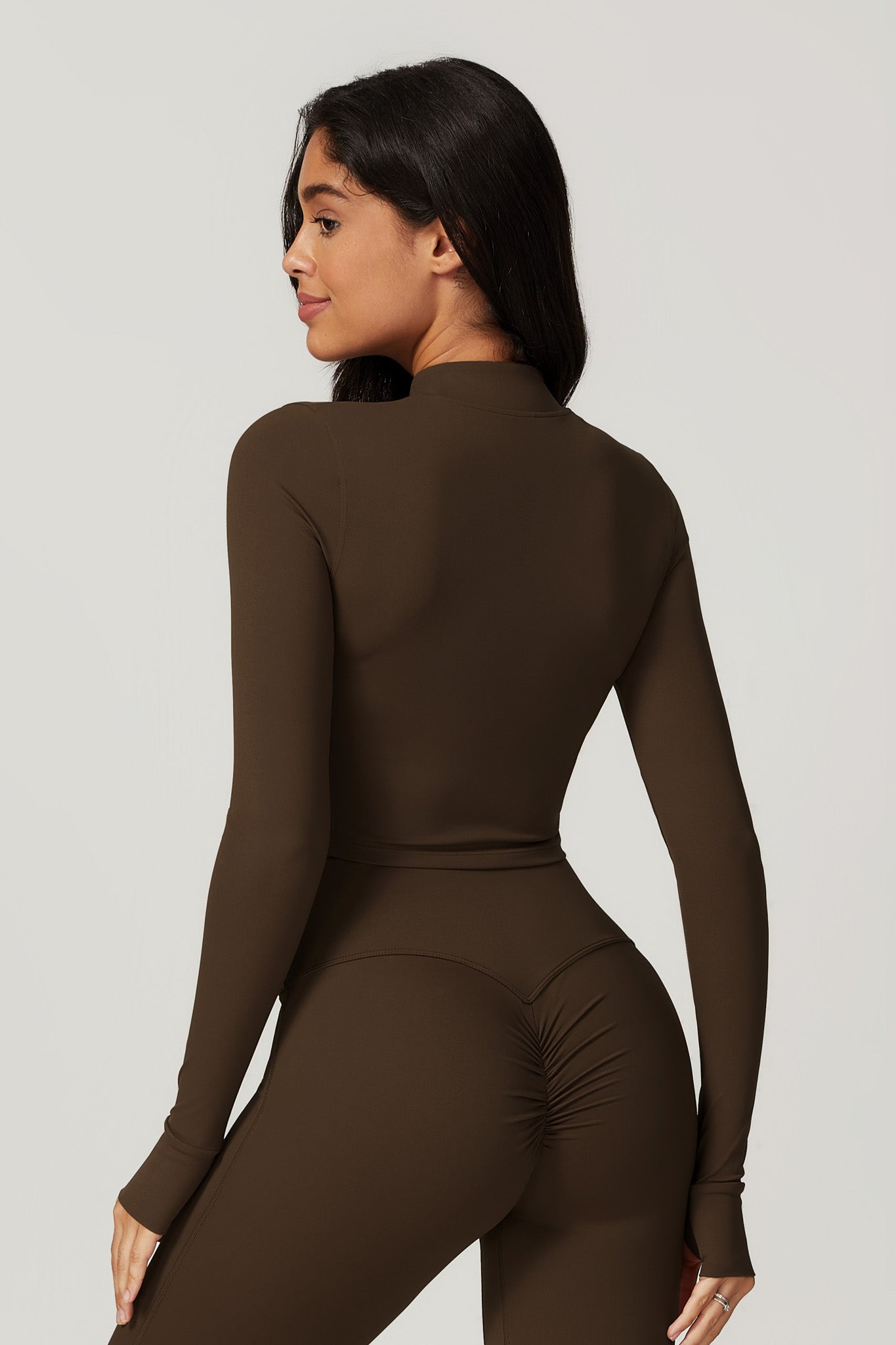 Fit Jacket - Cocoa - Maison and Aurora