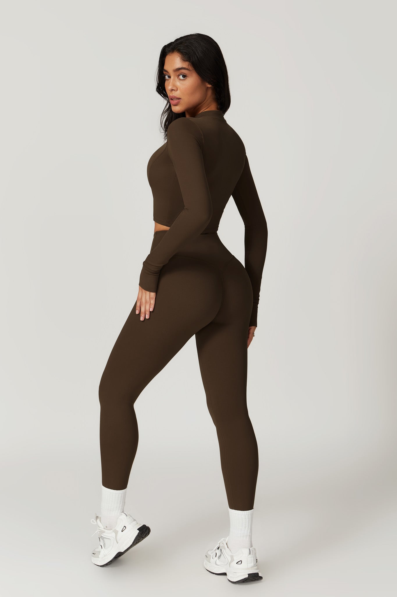 Fit Jacket - Cocoa - Maison and Aurora