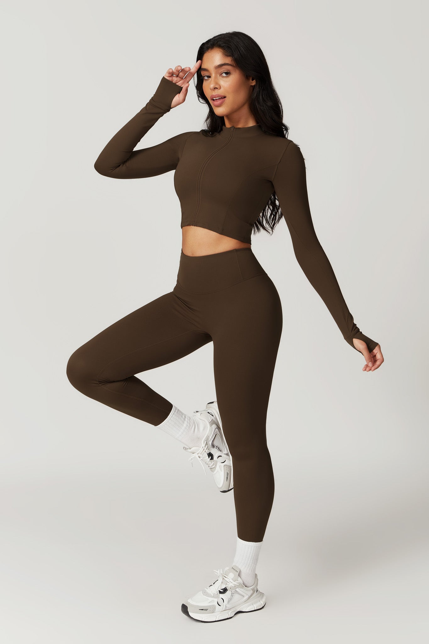 Fit Leggings - Cocoa - Maison and Aurora