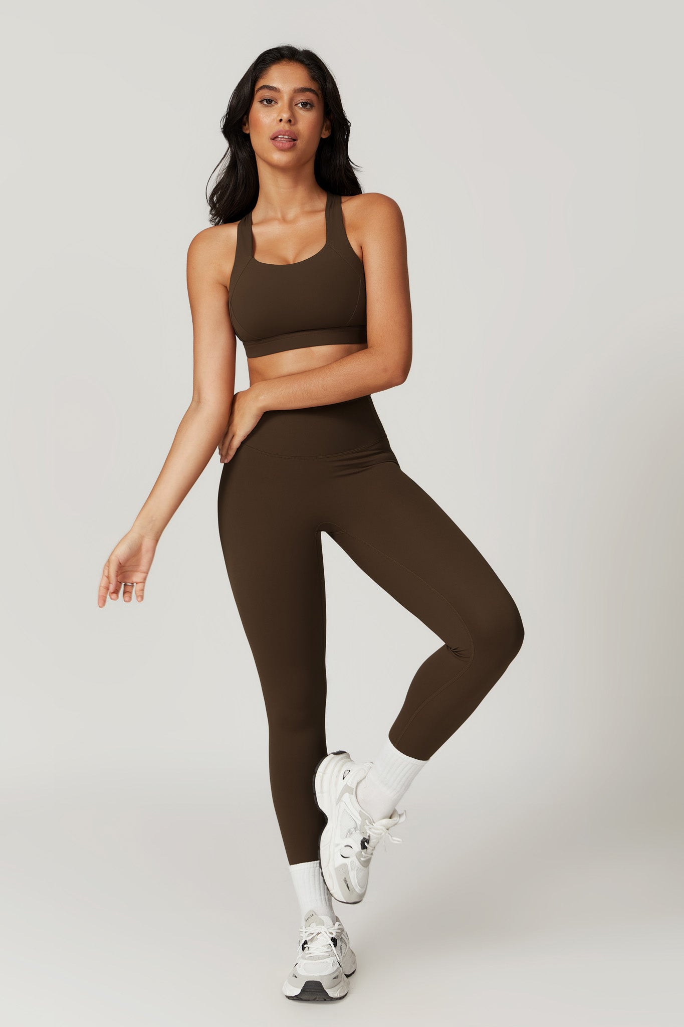 Fit Leggings - Cocoa - Maison and Aurora