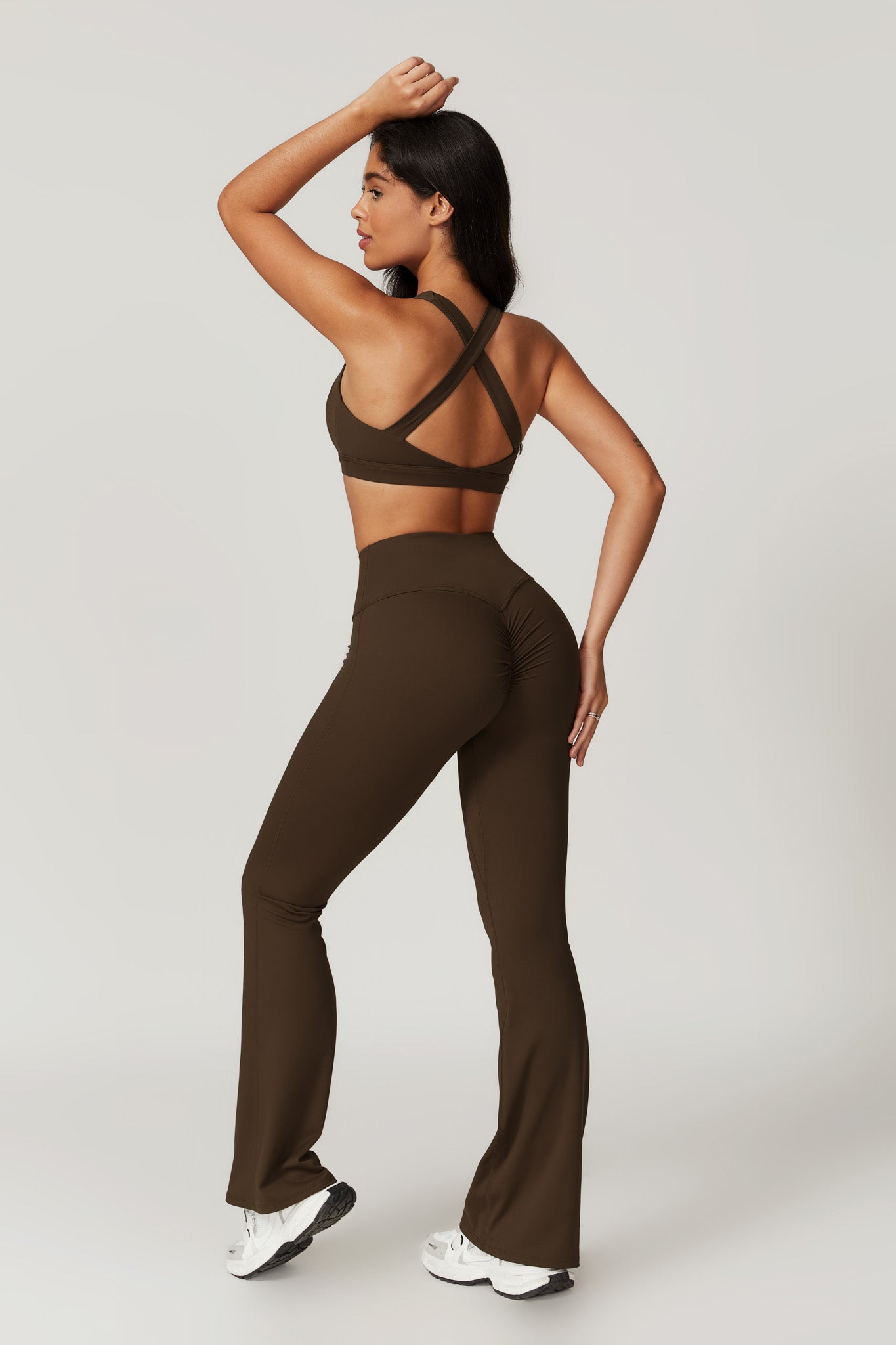 Fit Sports Bra - Cocoa - Maison and Aurora