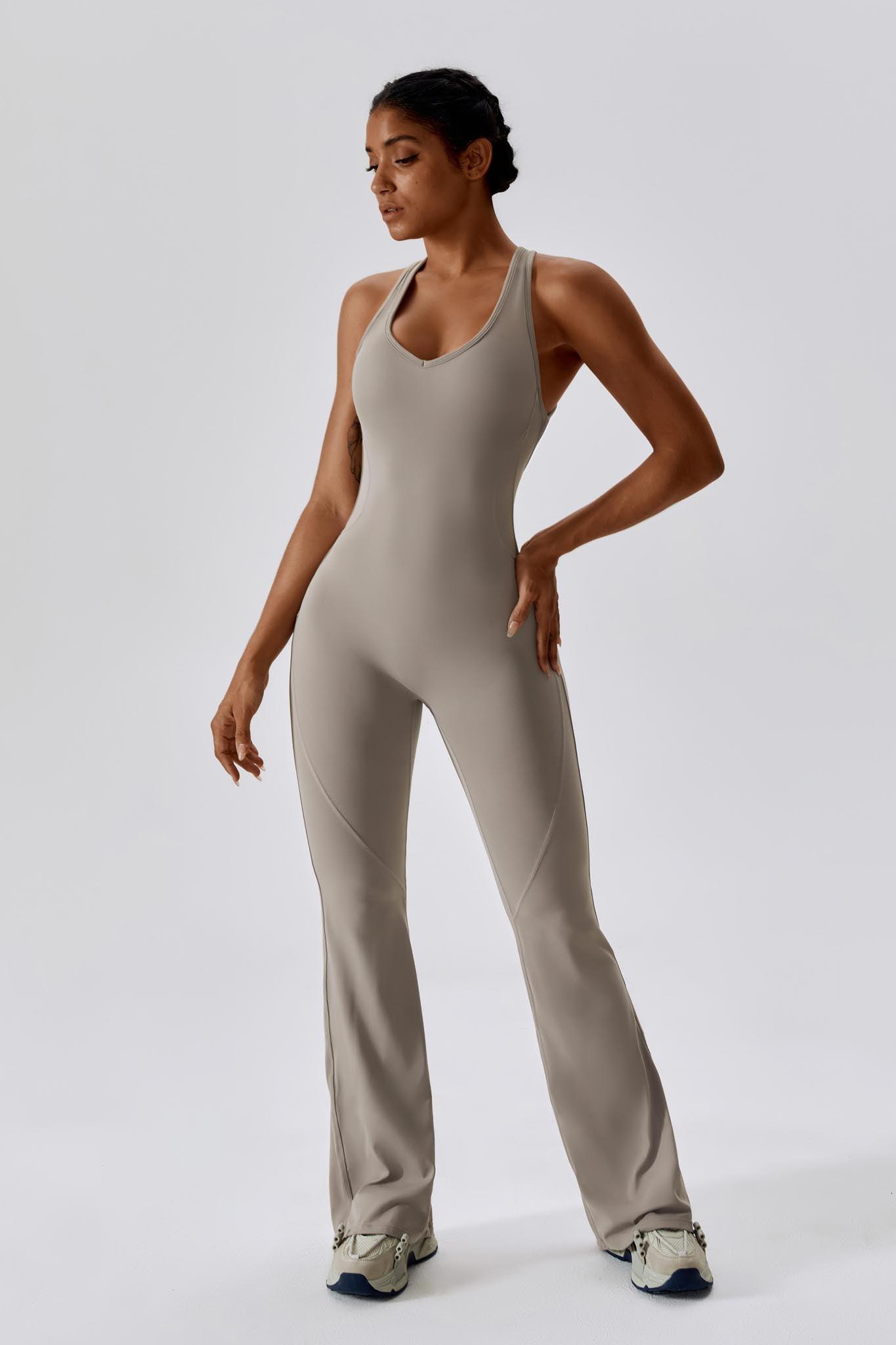 Grace Jumpsuit - Cool Taupe - Maison and Aurora