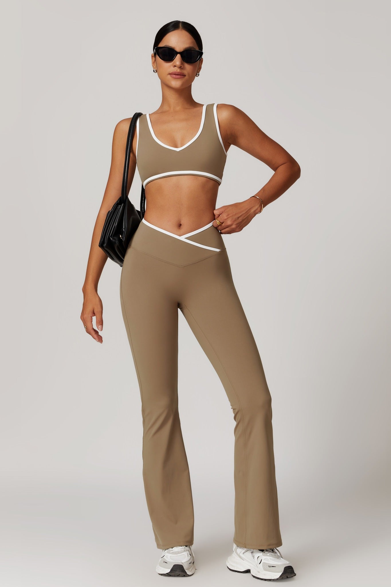 Angel Flare Leggings - Core Clay - Maison and Aurora