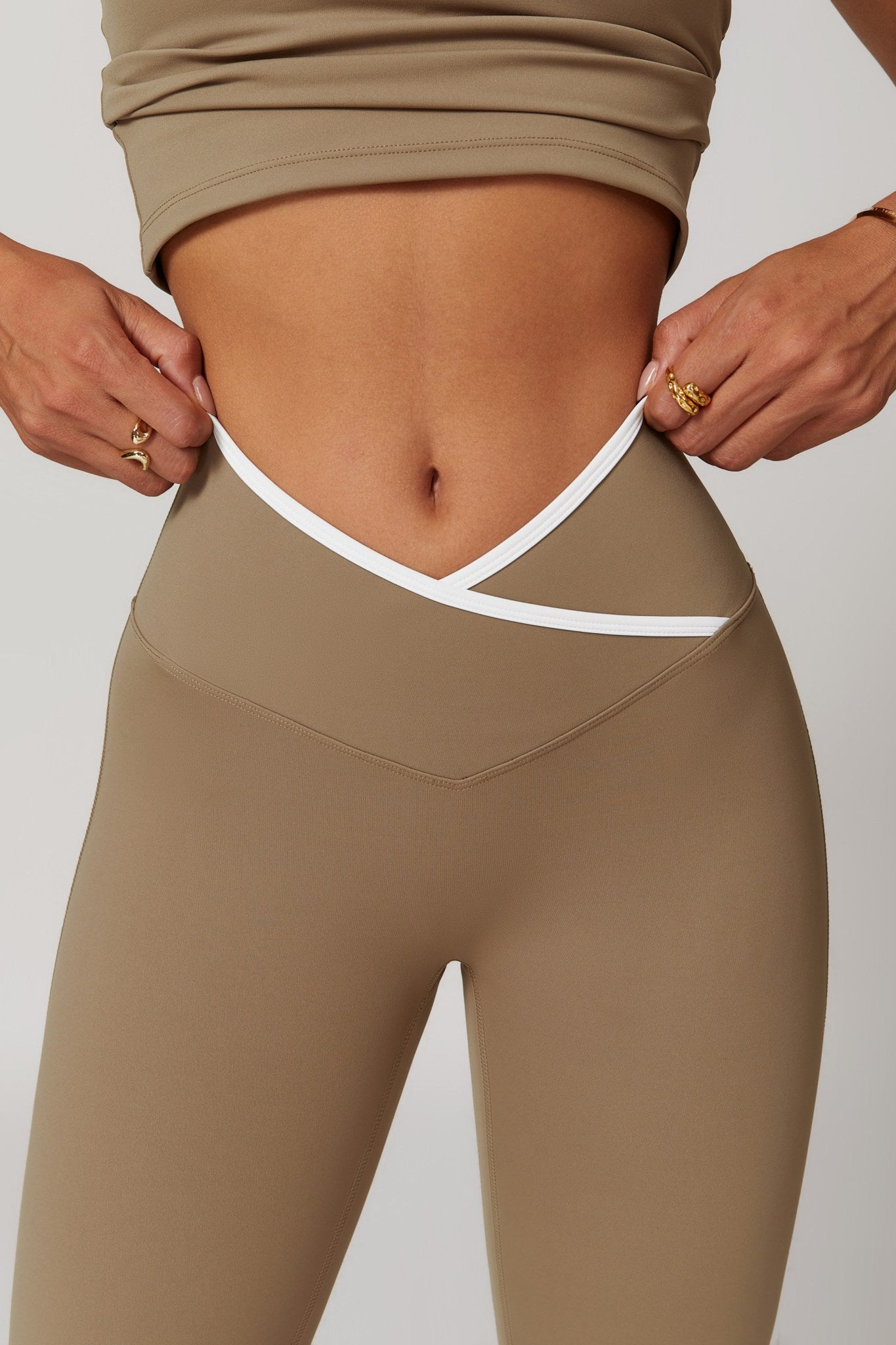 Angel Flare Leggings - Core Clay - Maison and Aurora