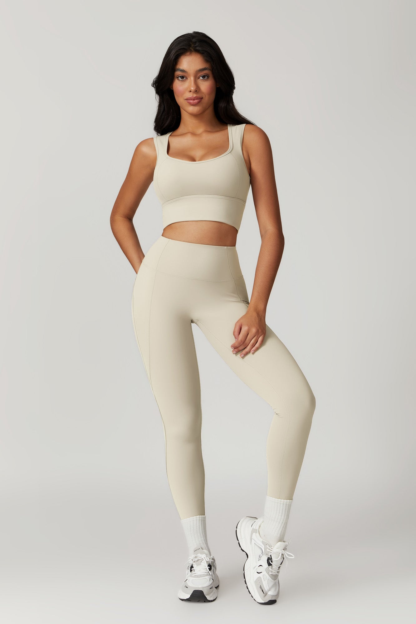 Isla Leggings - Cream - Maison and Aurora