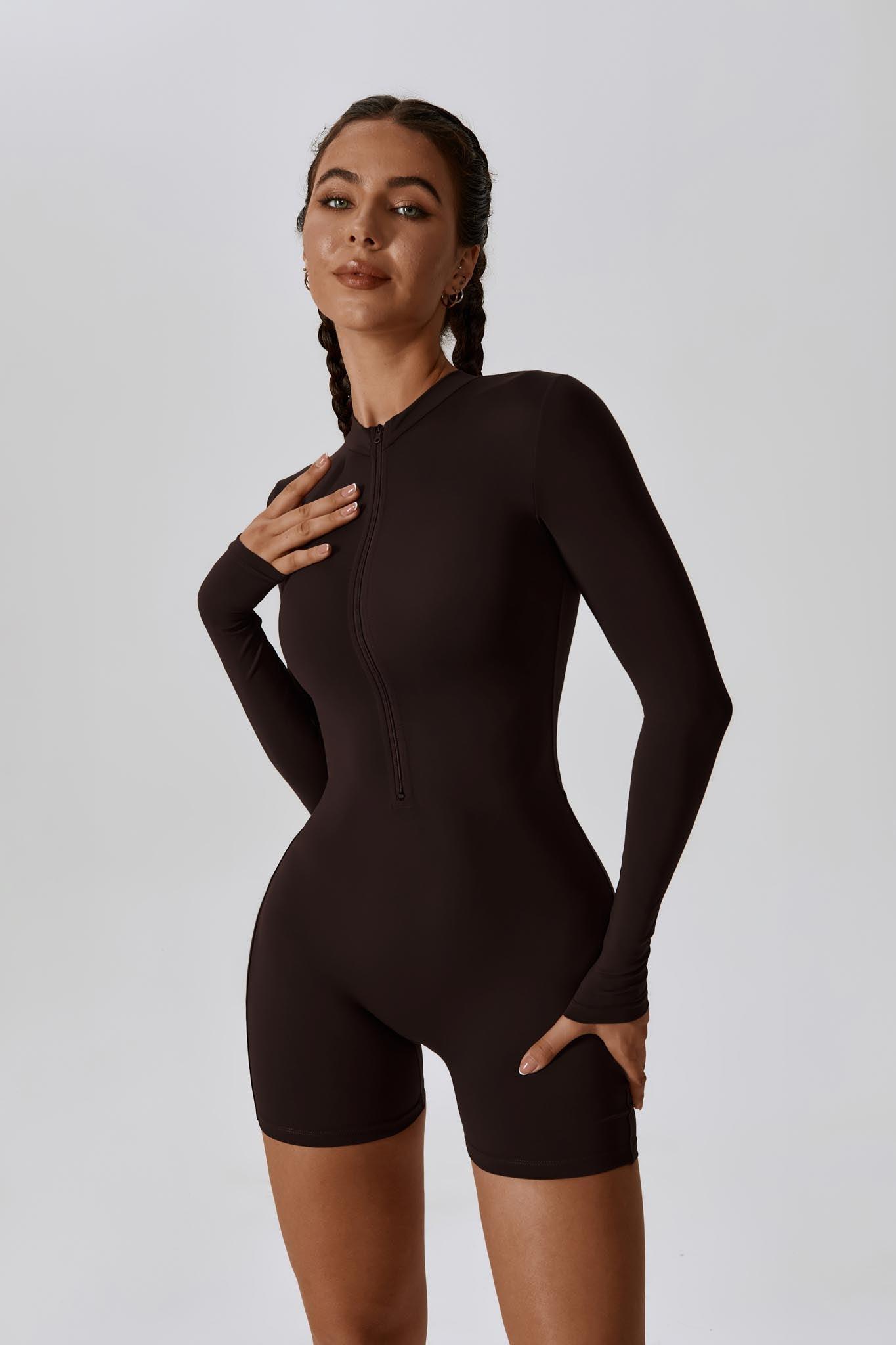 Lillian Jumpsuit - Dark Brown - Maison and Aurora