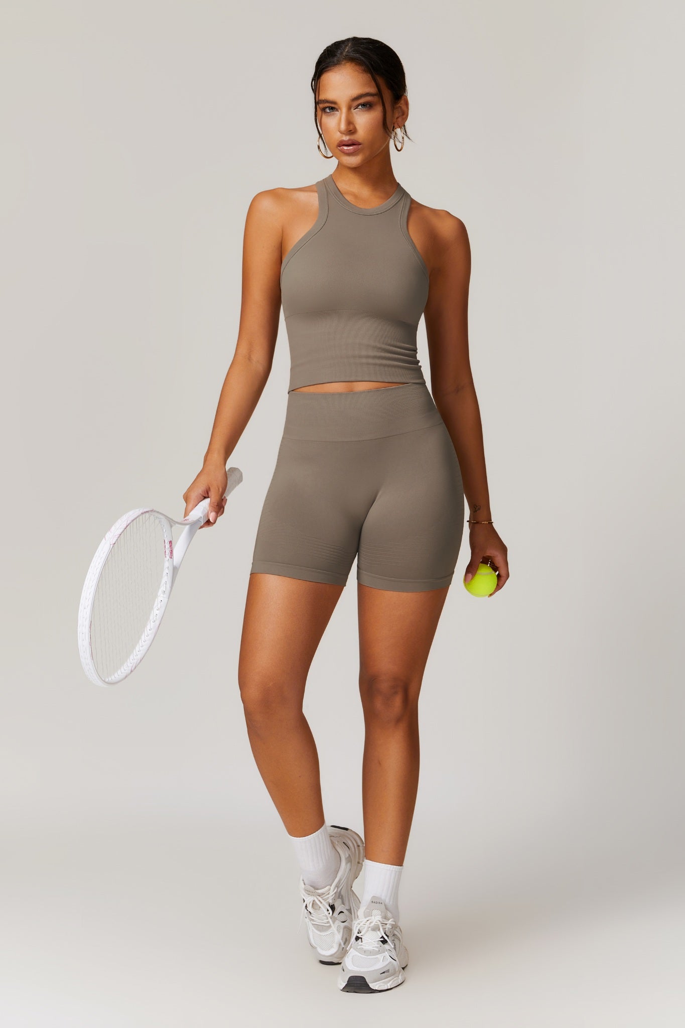 Everyday Racer Top - Grullo Brown - Maison and Aurora