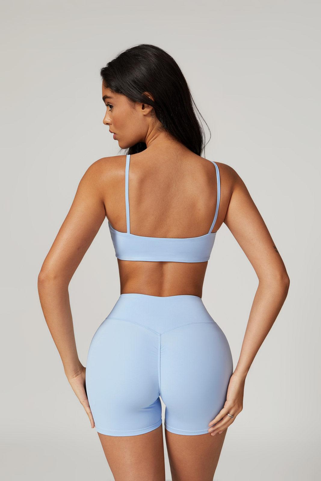 Daisy Sports Bra - Ice Blue - Maison and Aurora