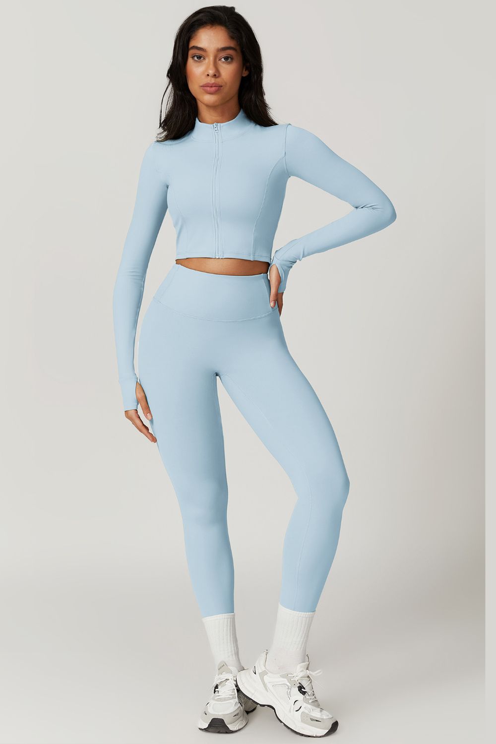 Fit Jacket - Ice Blue - Maison and Aurora