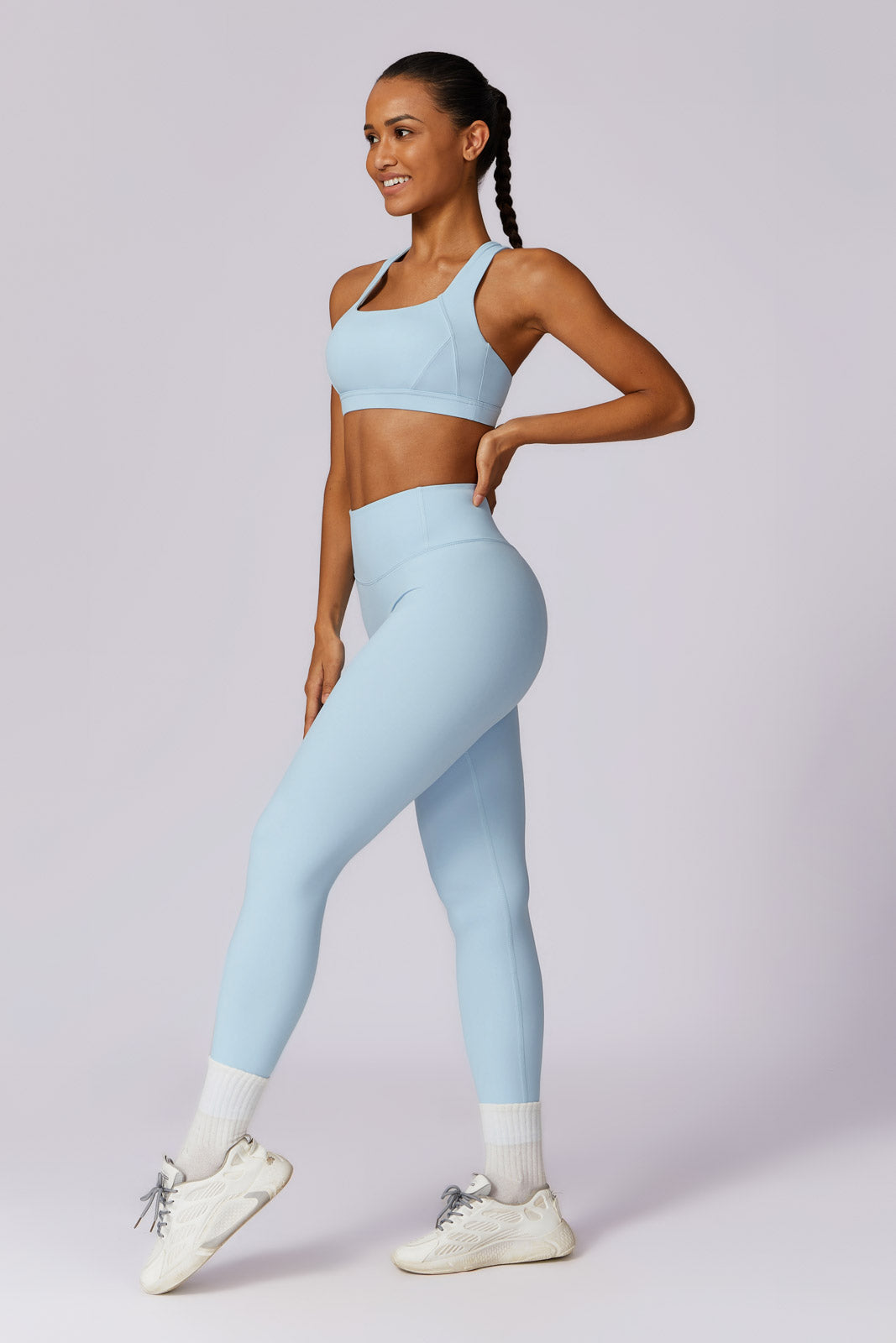 Fit Leggings - Ice Blue - Maison and Aurora