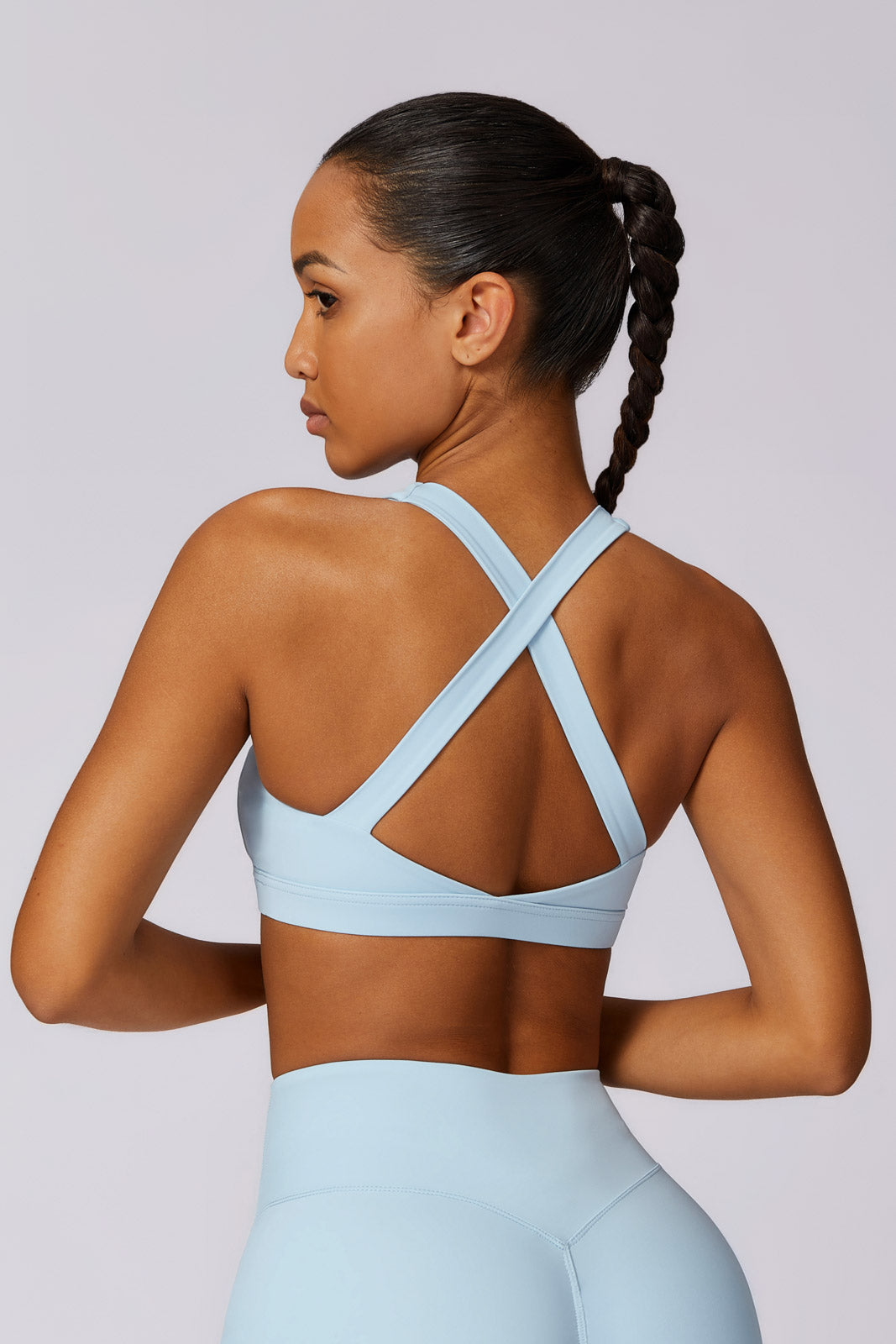 Fit Sports Bra - Ice Blue - Maison and Aurora