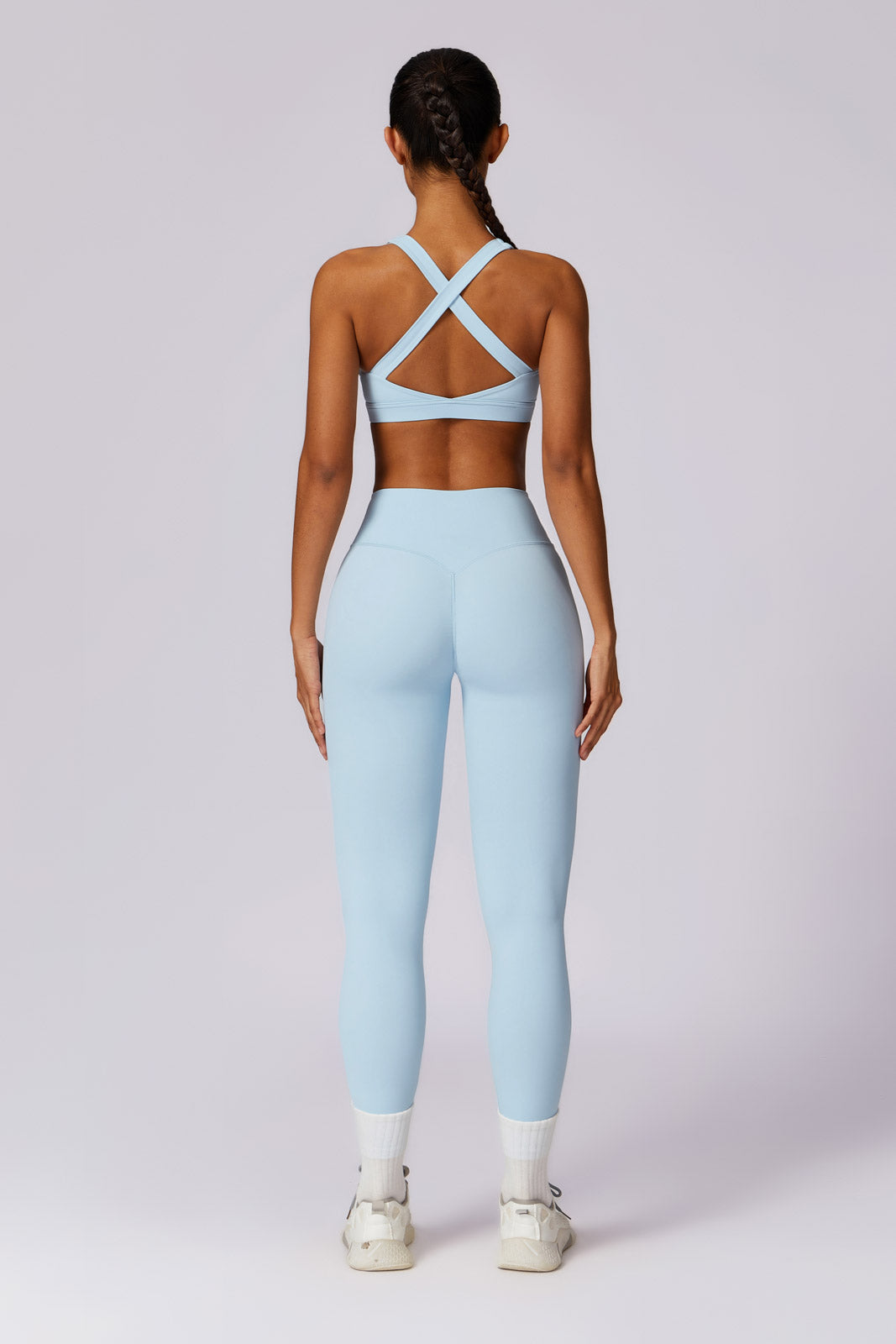 Fit Sports Bra - Ice Blue - Maison and Aurora