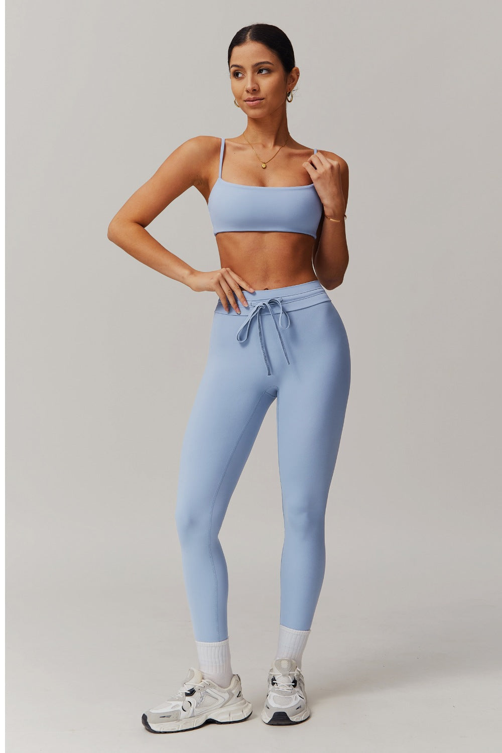 Ivy Sports Bra - Ice Blue - Maison and Aurora