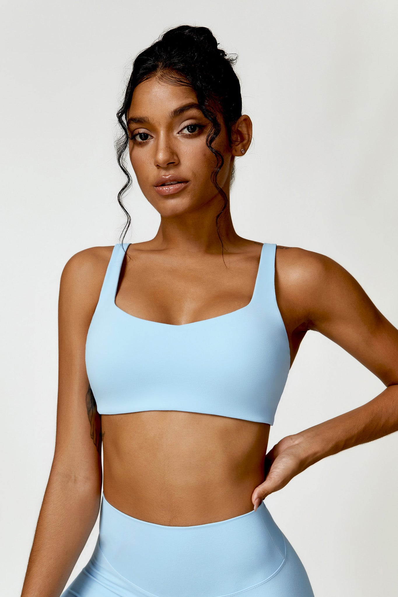 Madeline Sports Bra - Ice Blue - Maison and Aurora