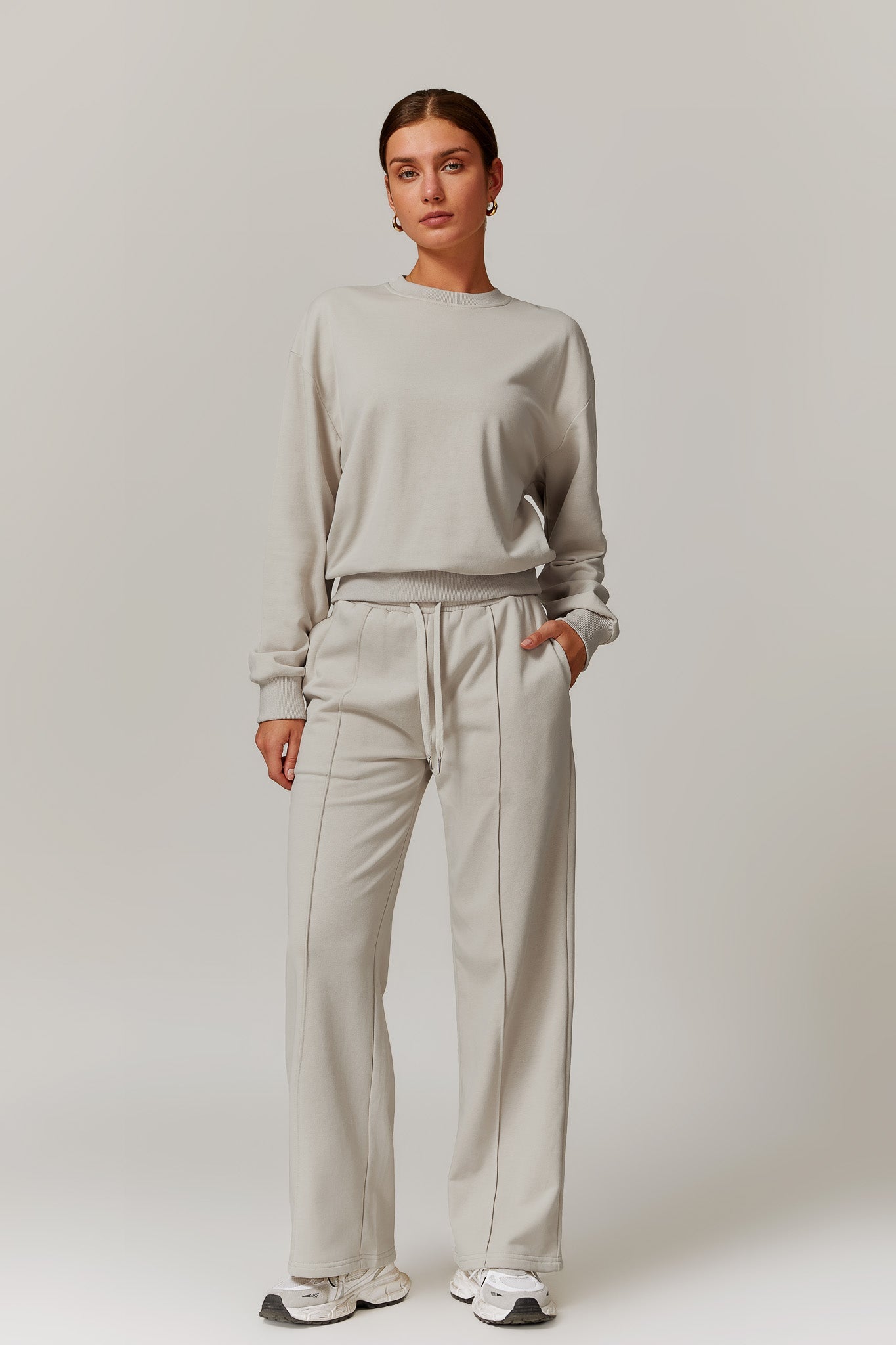 Amber Sweatpants - Ivory - Maison and Aurora