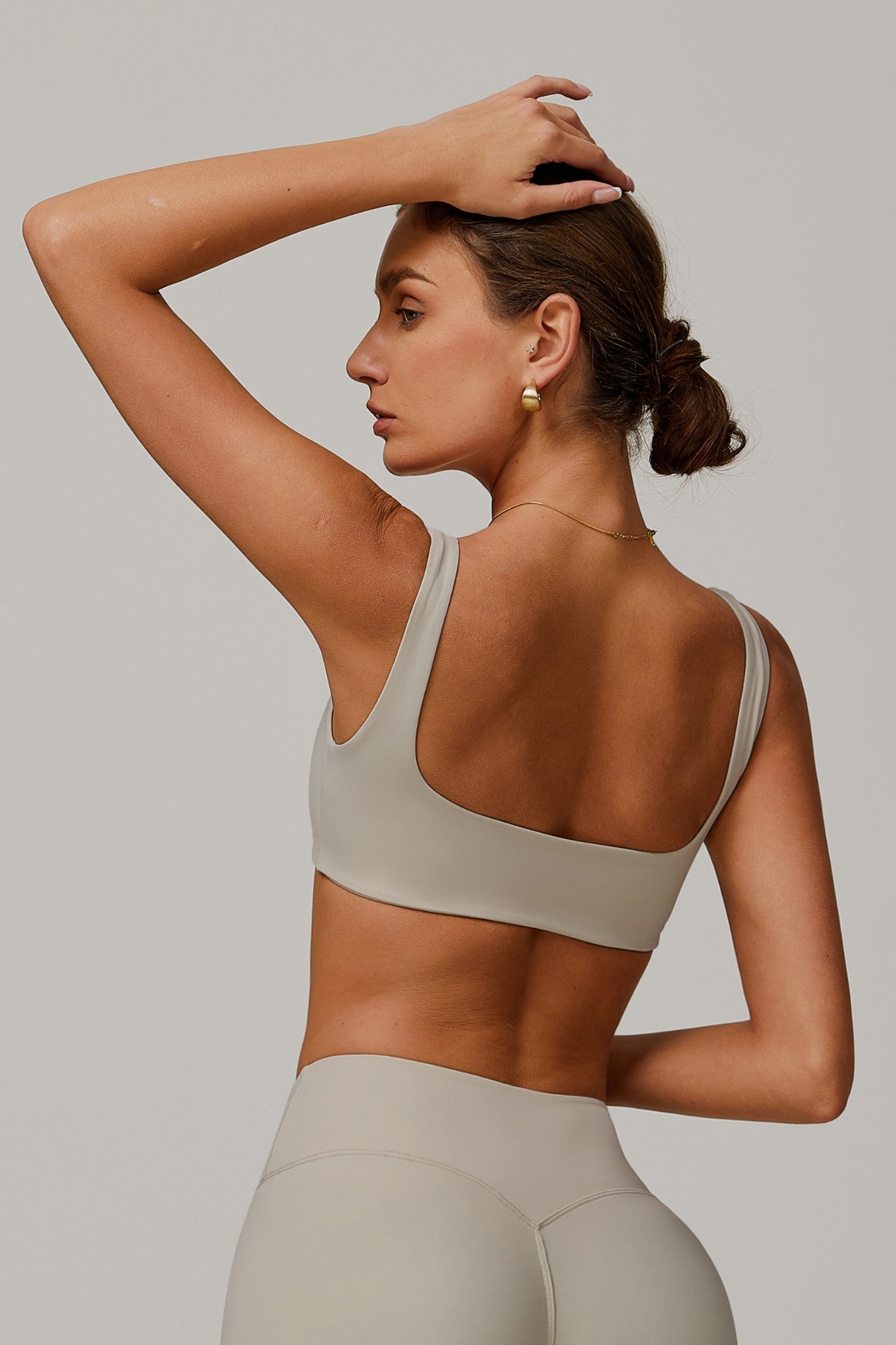 Evelyn Sports Bra - Ivory - Maison and Aurora