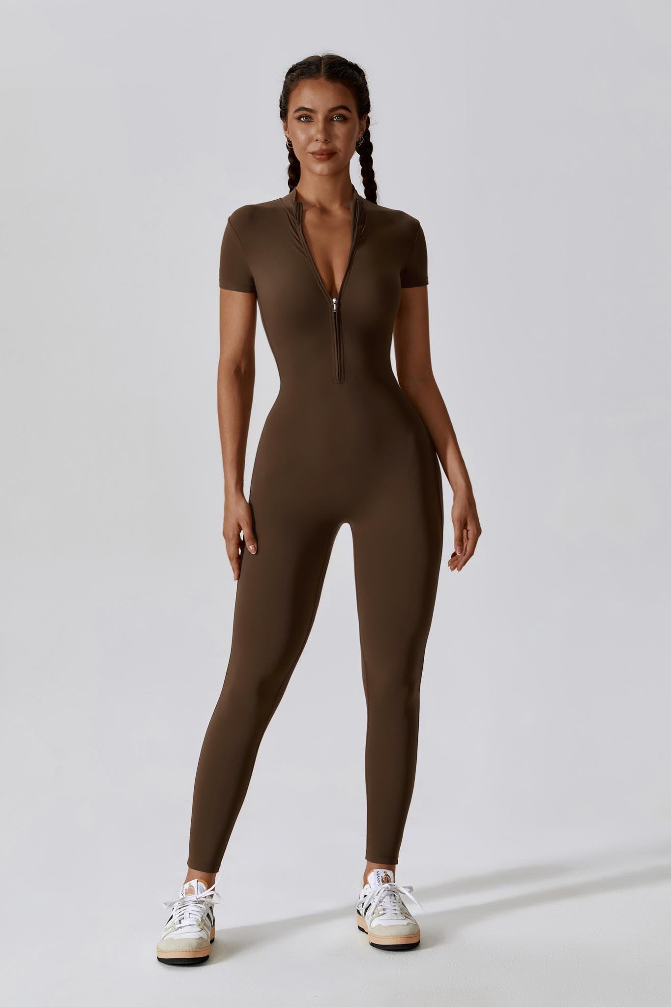Hailey Jumpsuit - Cocoa - Maison and Aurora