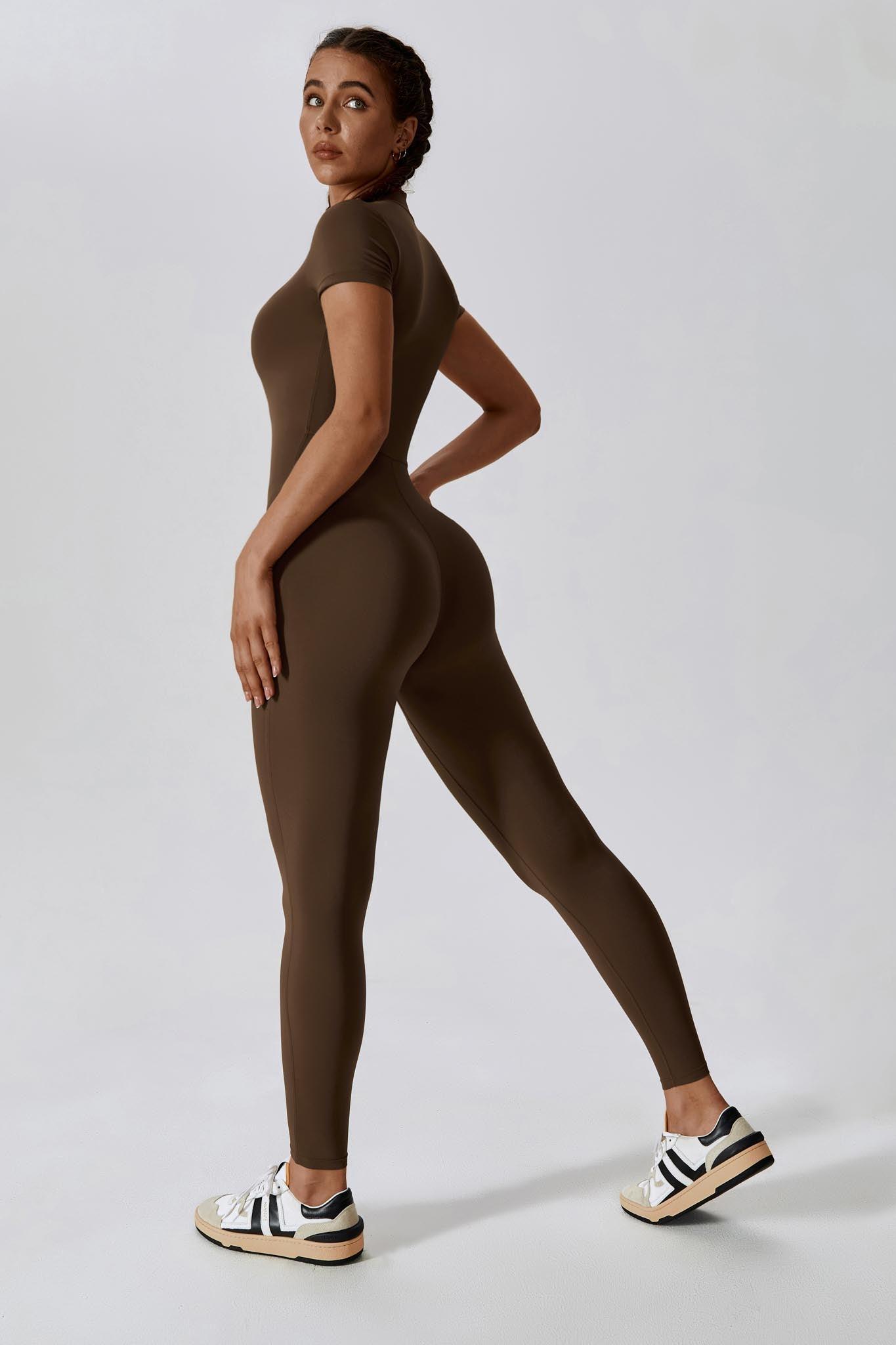 Hailey Jumpsuit - Cocoa - Maison and Aurora