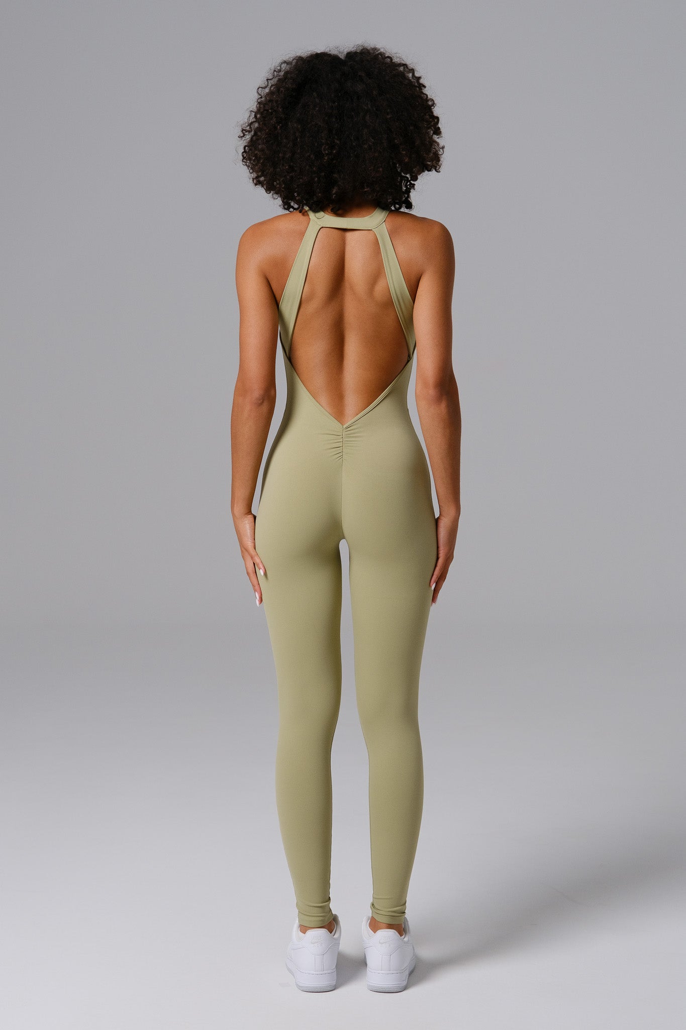 Isabella Jumpsuit - Pistachio - Maison and Aurora
