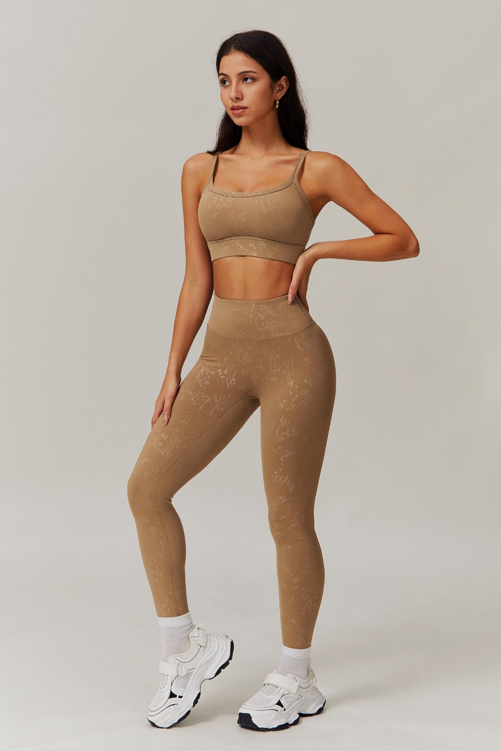 Demi Sports Bra - Latte - Maison and Aurora