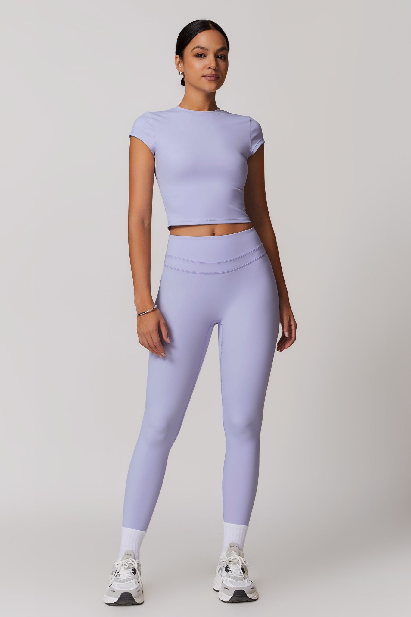 Alexa Crop Top - Lavender - Maison and Aurora