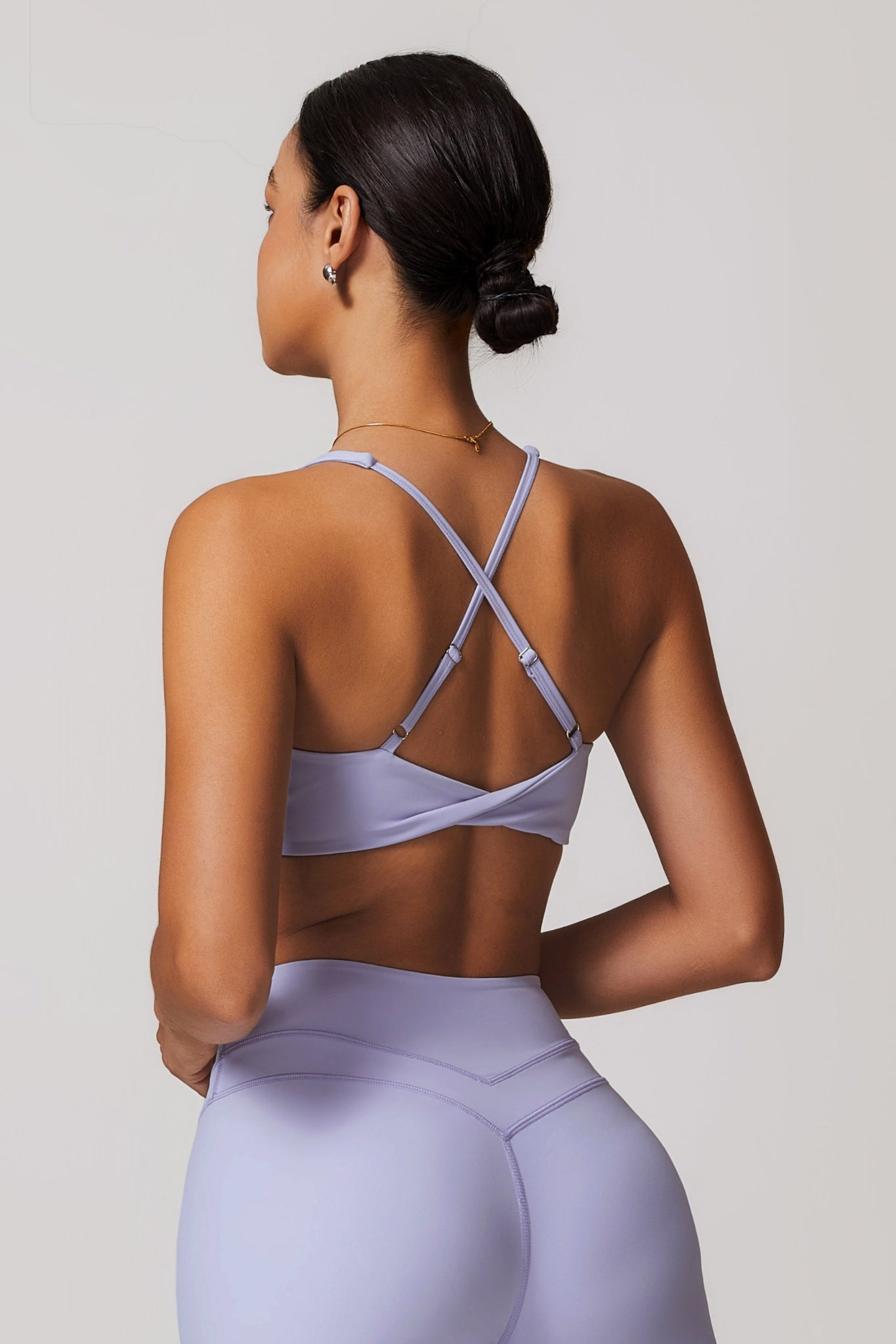 Alexa Sports Bra - Lavender - Maison and Aurora