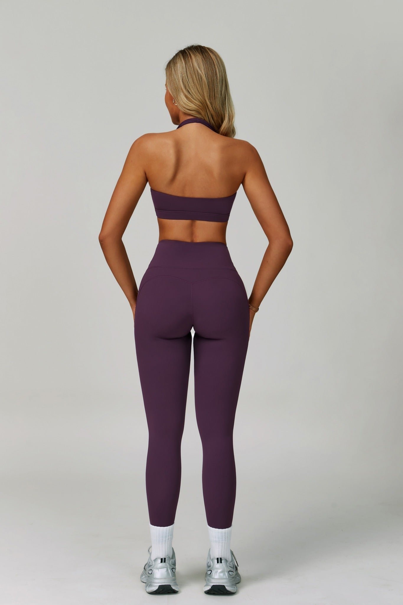 Esme Leggings - Aubergine - Maison and Aurora