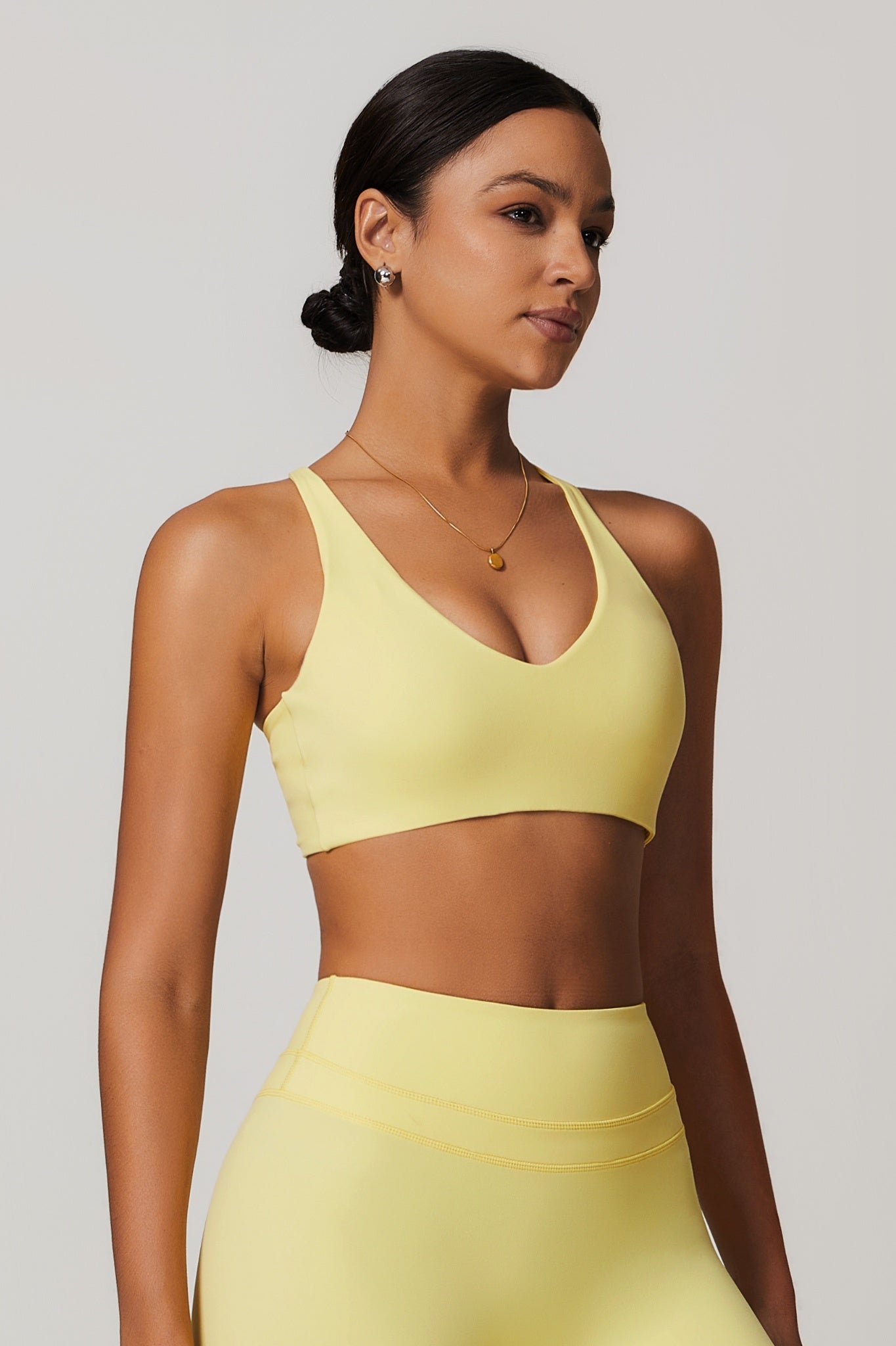 Alexa Sports Bra - Lemon - Maison and Aurora