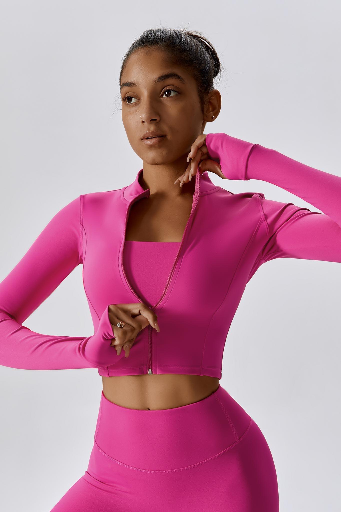 Fit Jacket - Magenta - Maison and Aurora