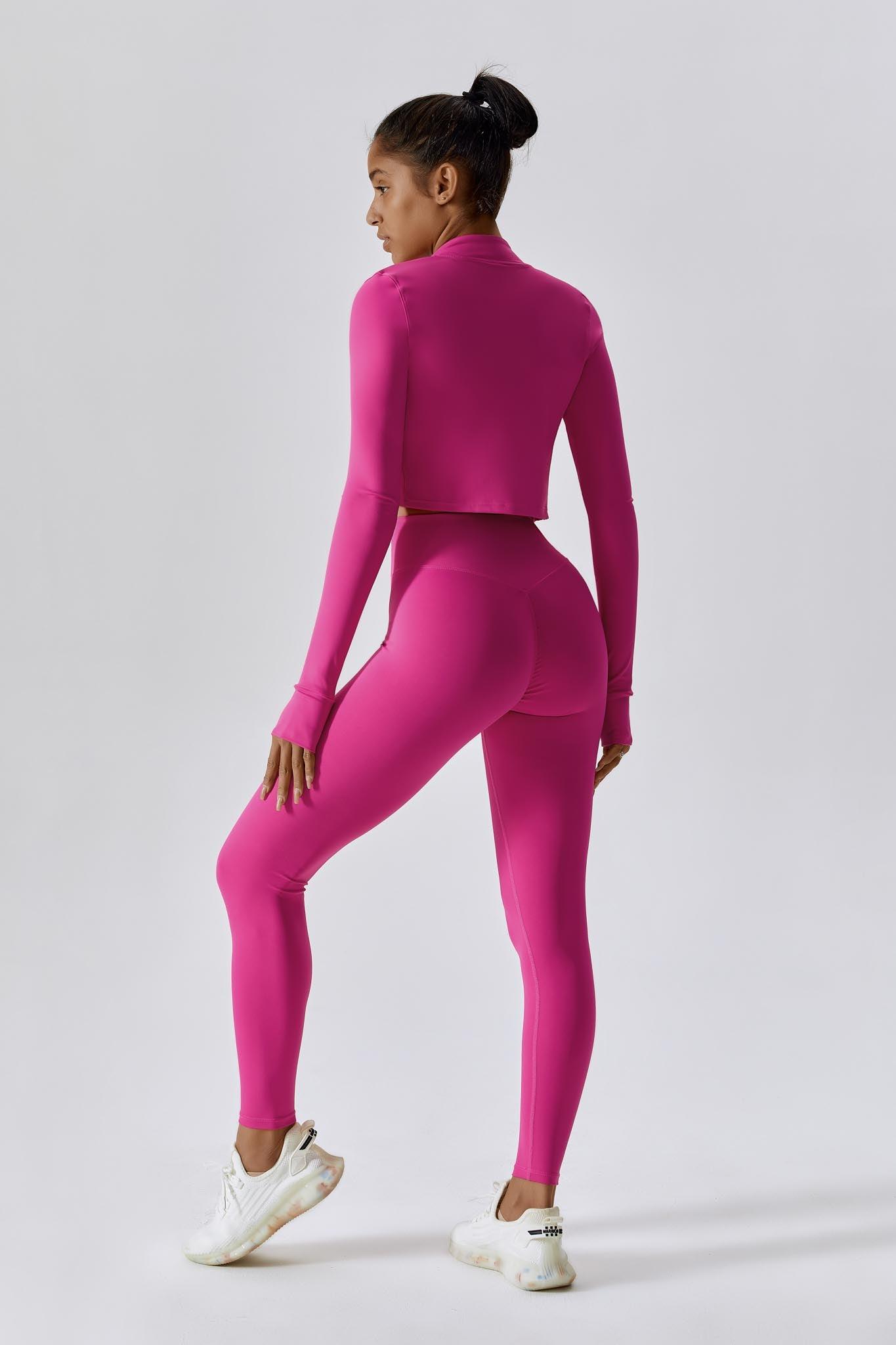 Fit Leggings - Magenta - Maison and Aurora